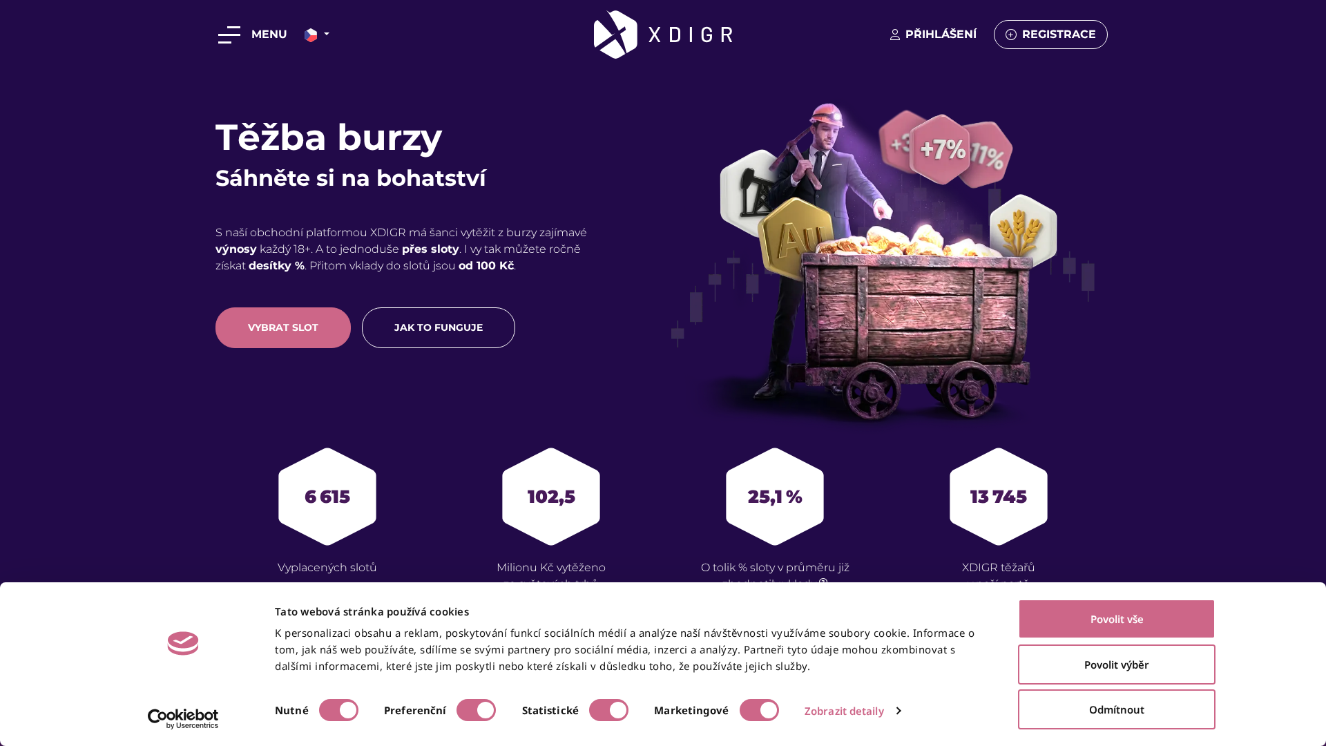 Screenshot of xdigr.cz