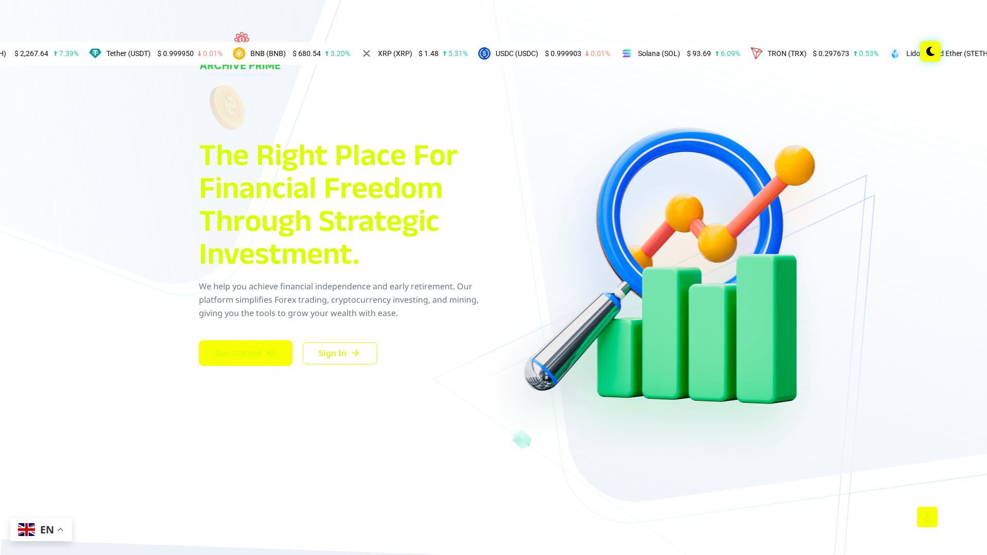 Screenshot of archiveprime.live