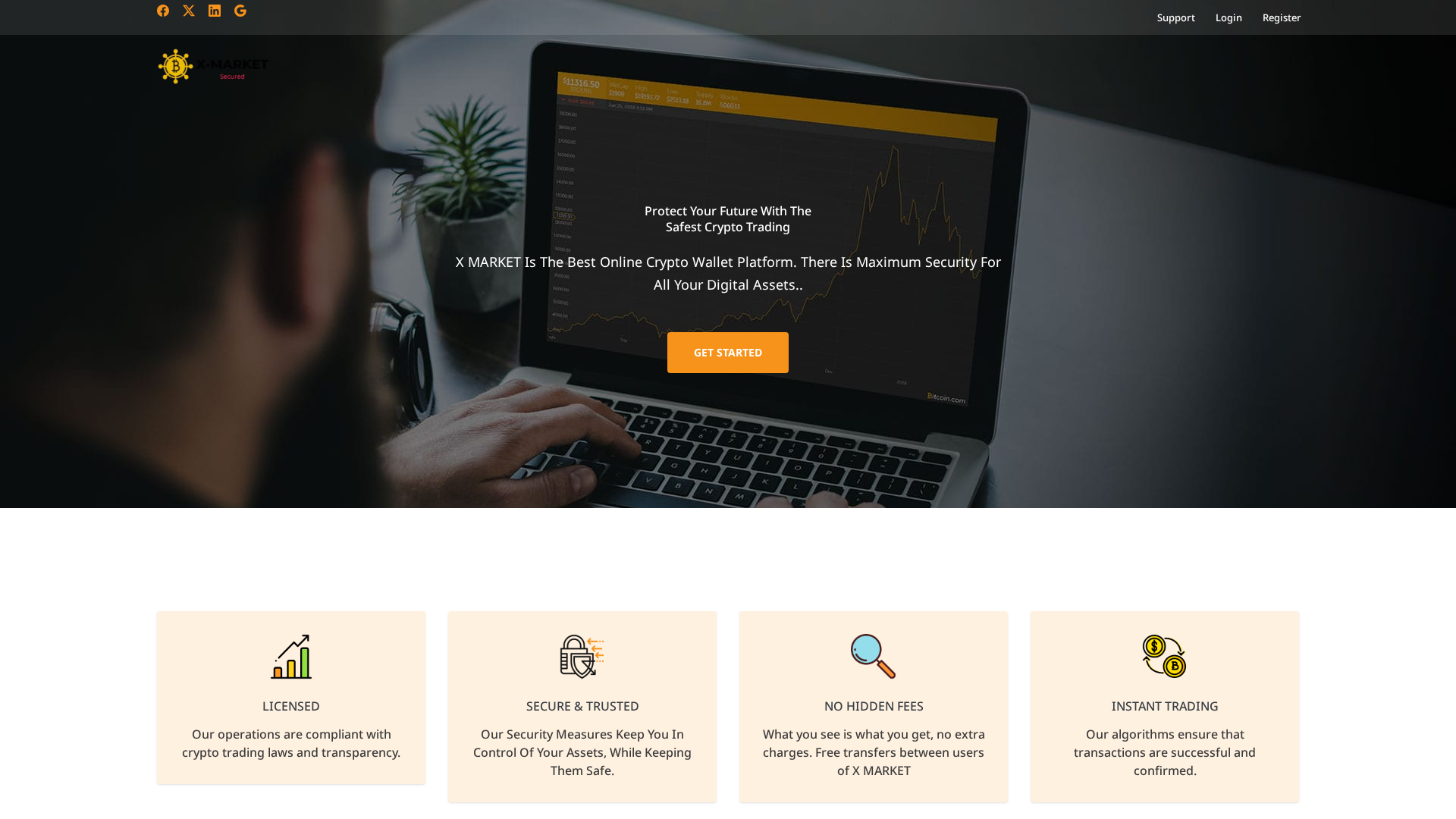 Screenshot of xmarketscan.com