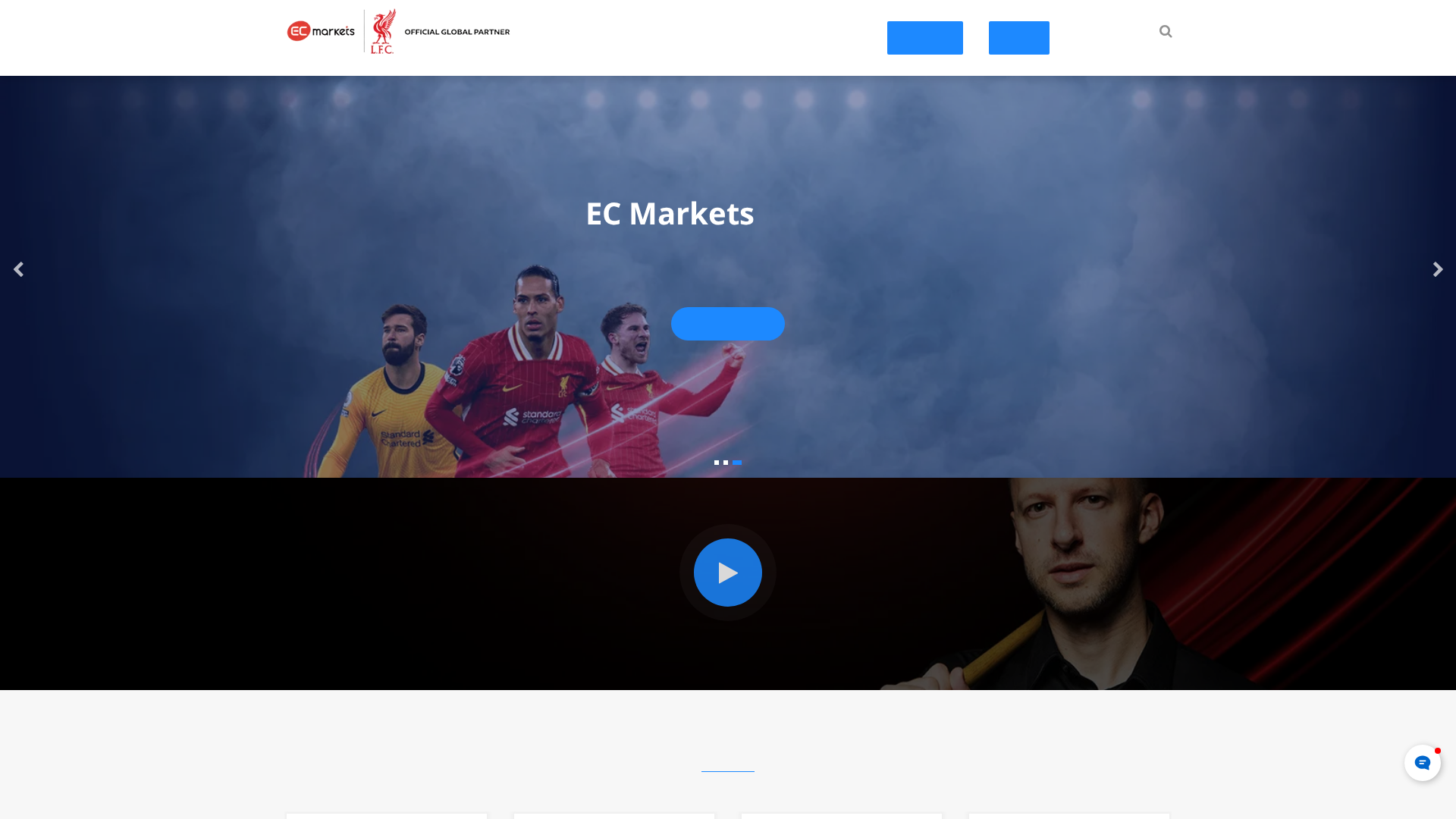 Screenshot of ecmxtrader.com