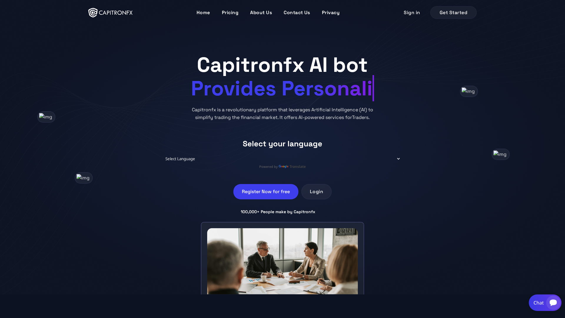 Screenshot of capitronfx.org
