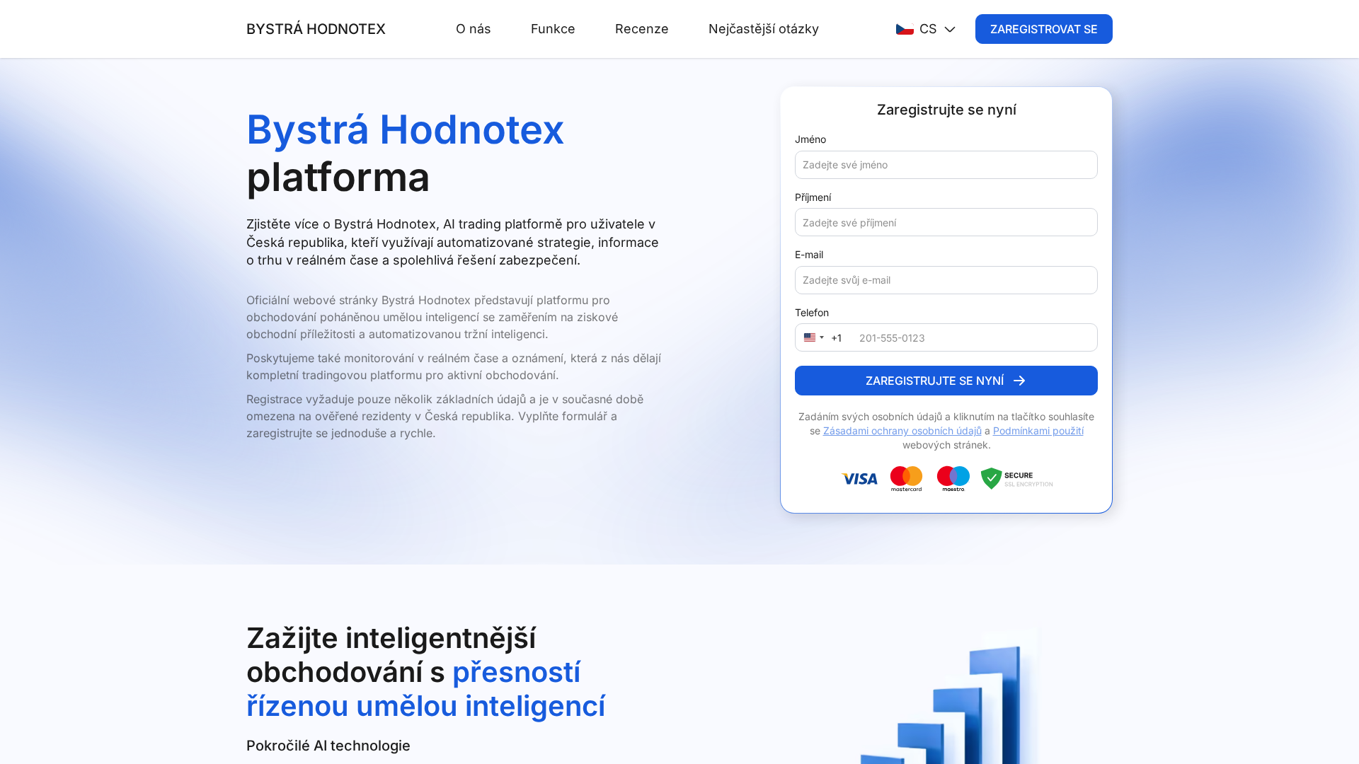 Screenshot of bystra-hodnotex.com