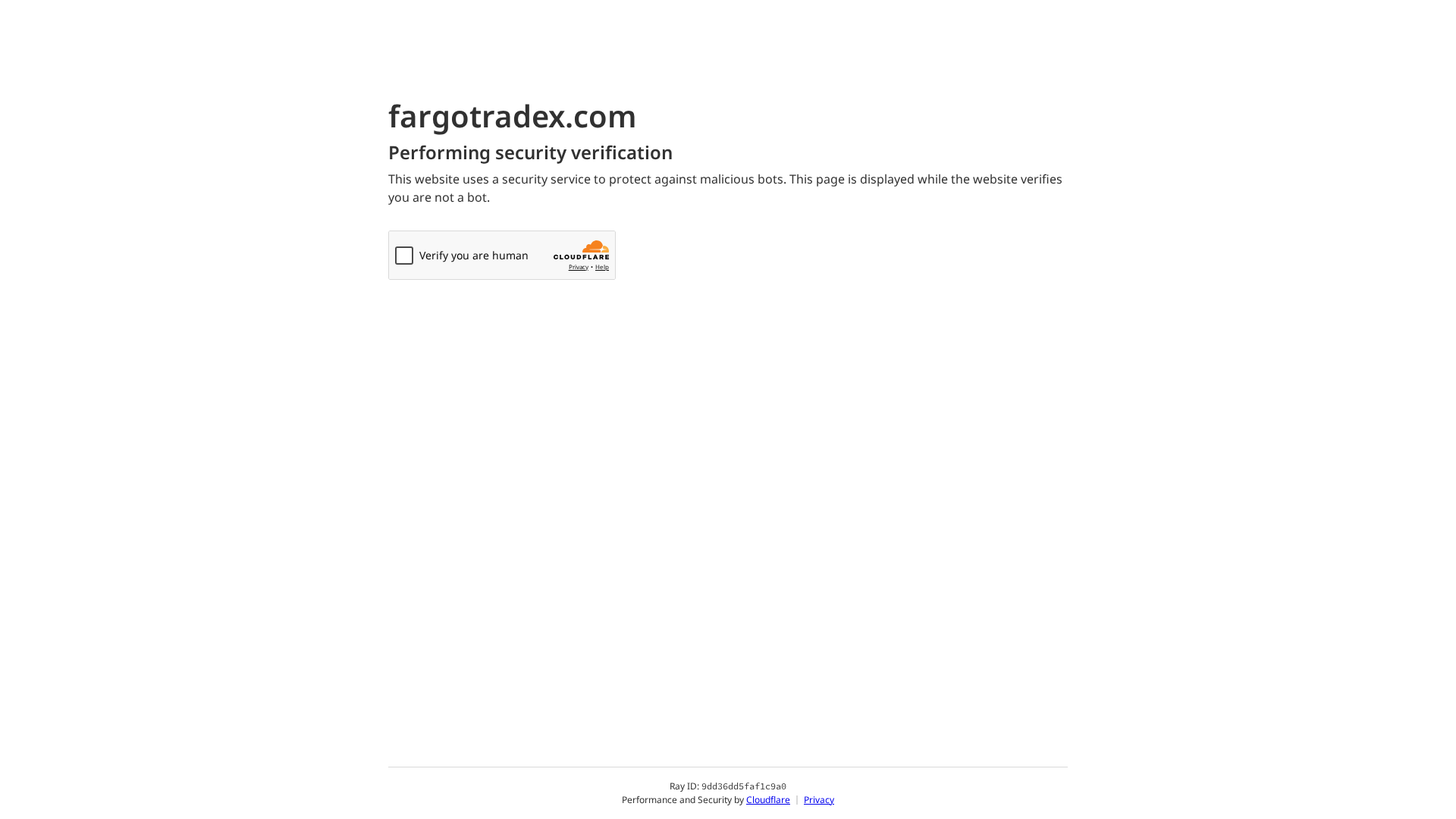 Screenshot of fargotradex.com