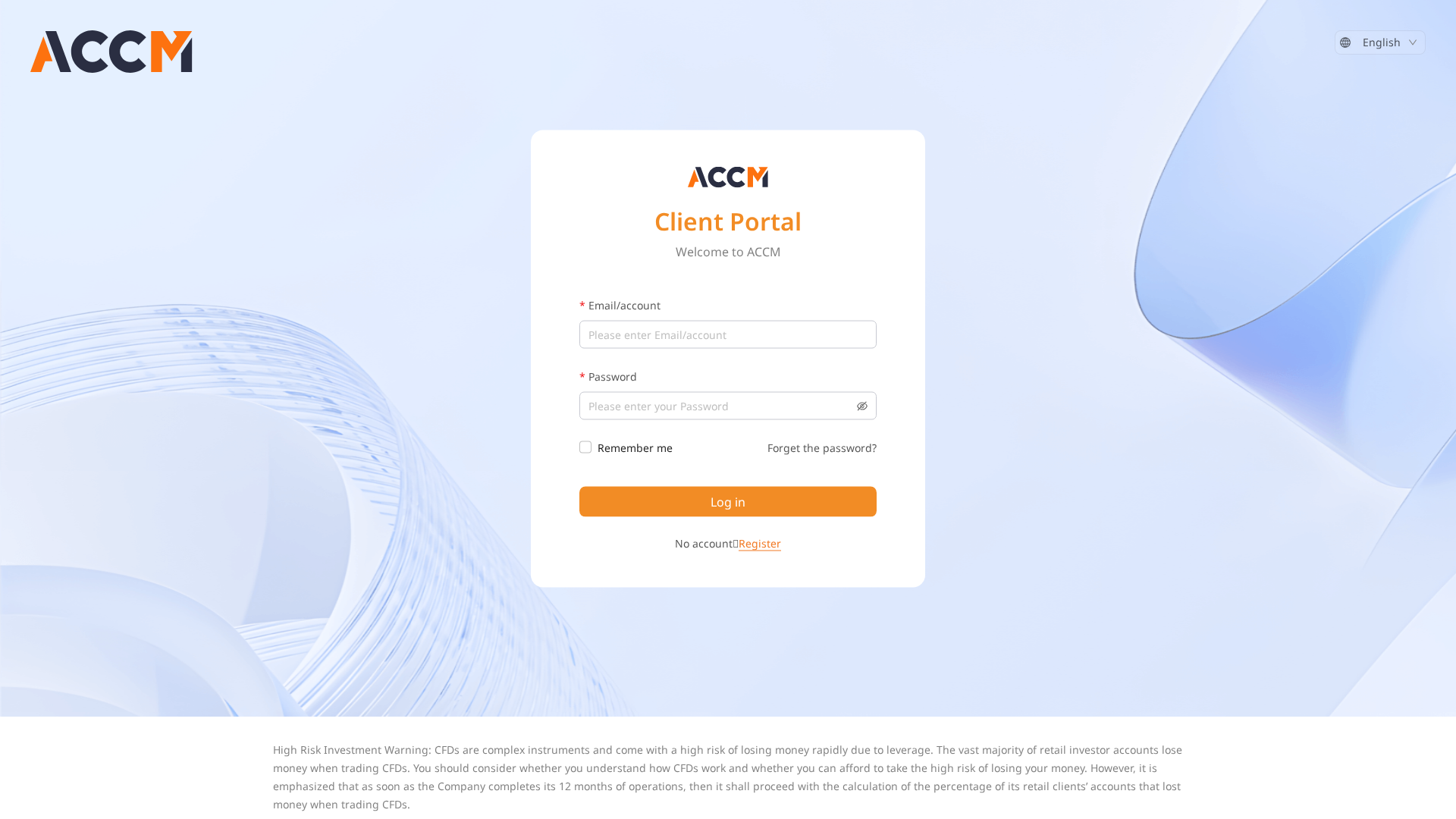 Screenshot of accmfx-cn.com