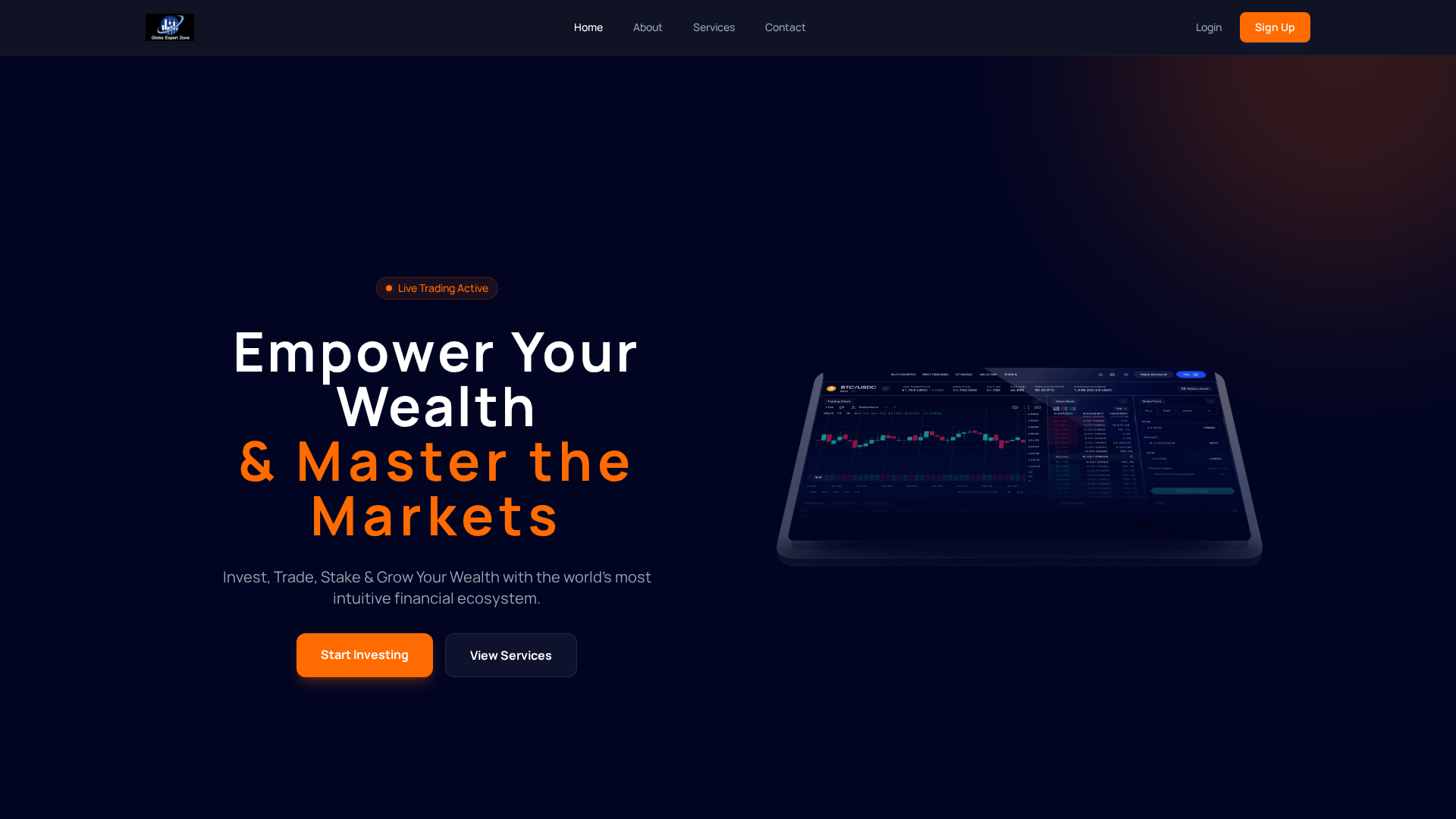 Screenshot of globexpertzone.live