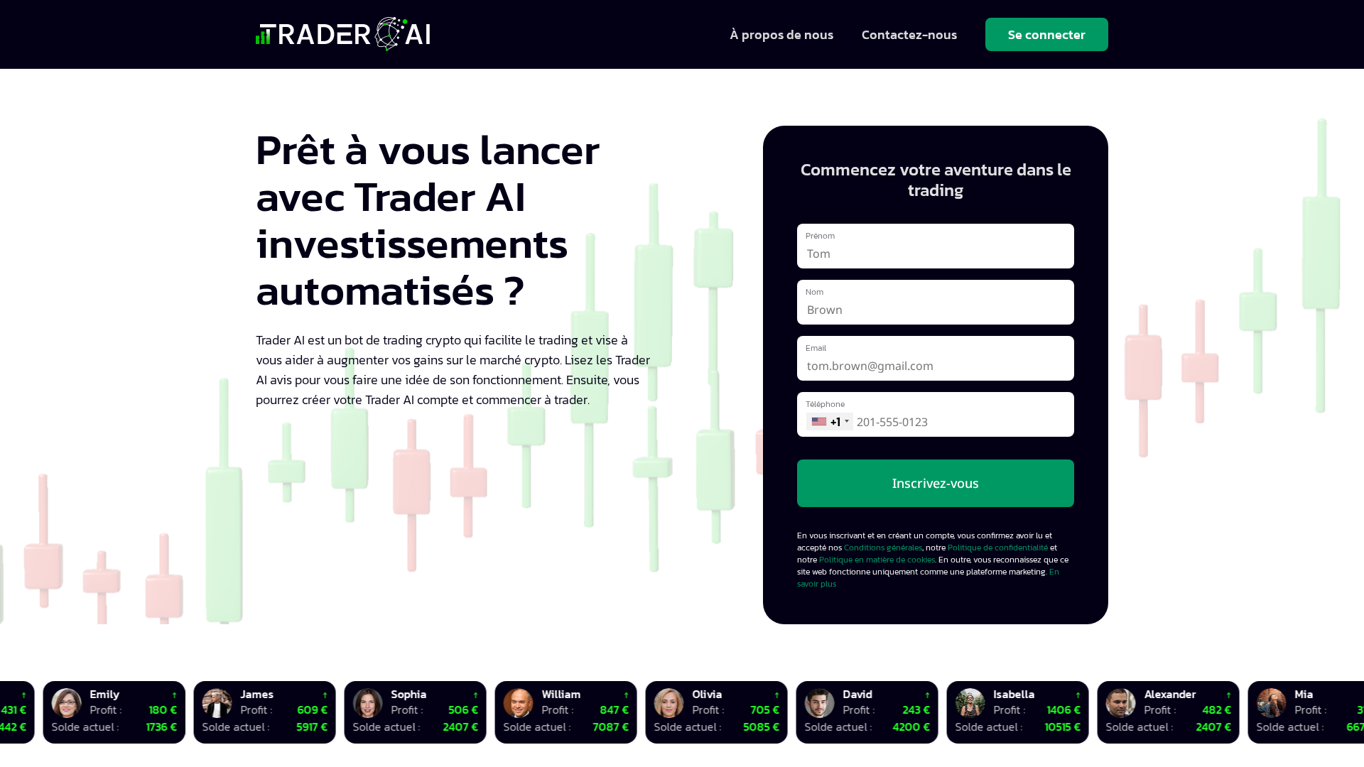 Screenshot of traderai-global.xyz