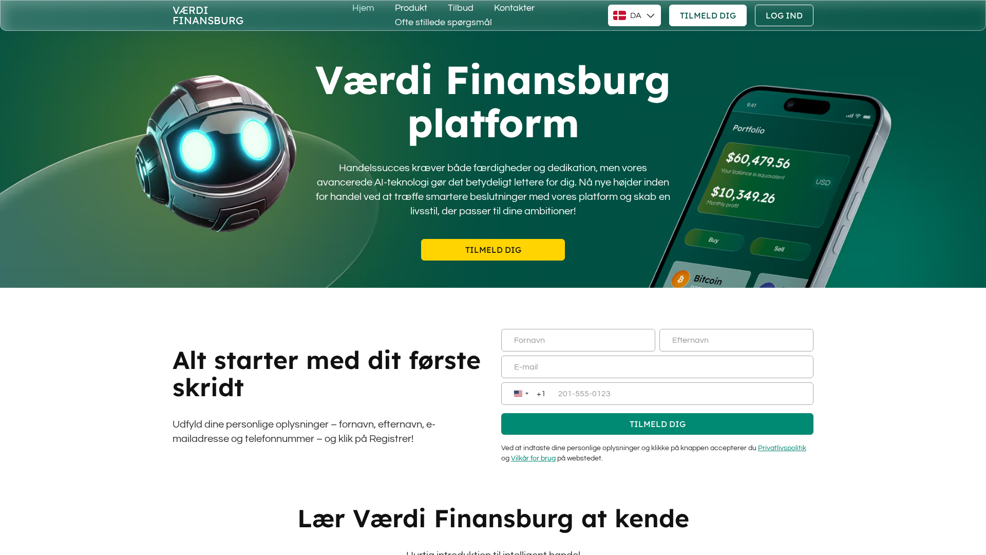 Screenshot of vaerdi-finansburg.com