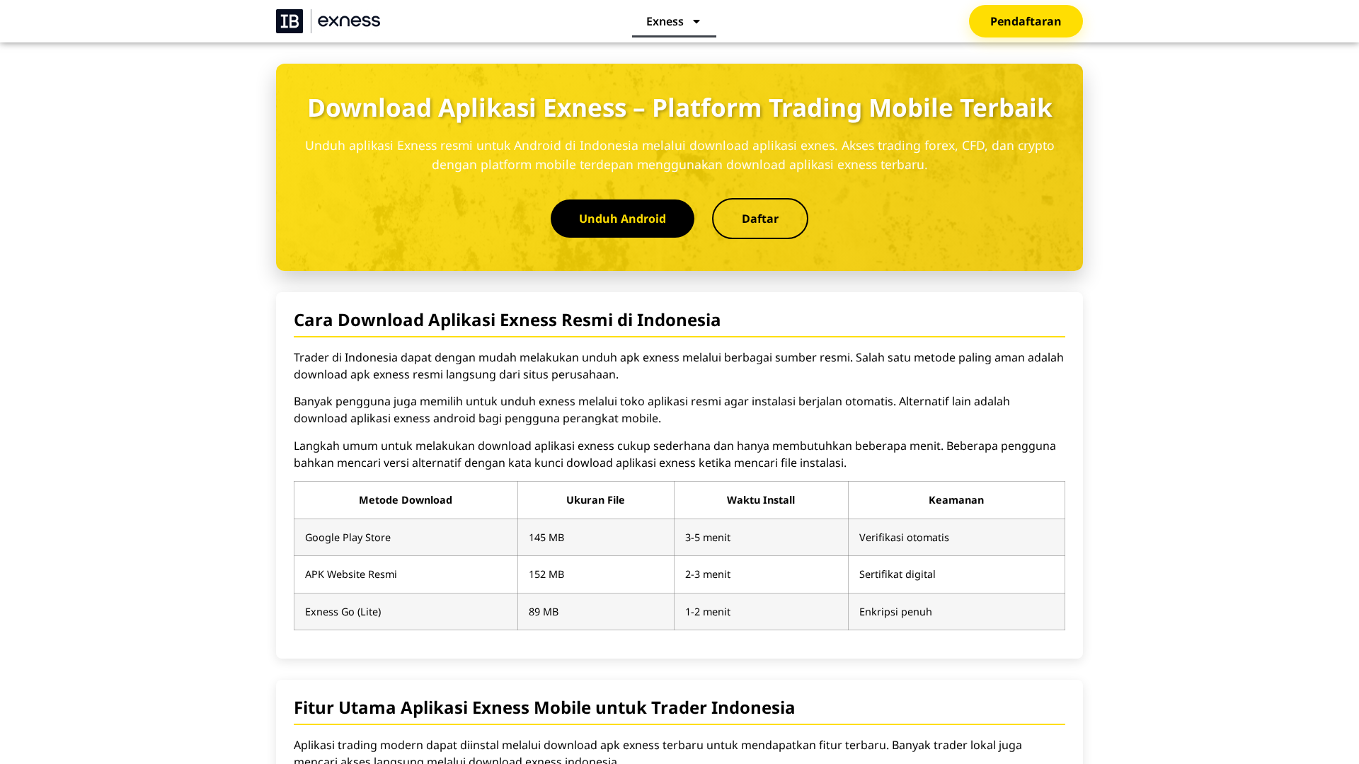 Screenshot of exncapital-id.com