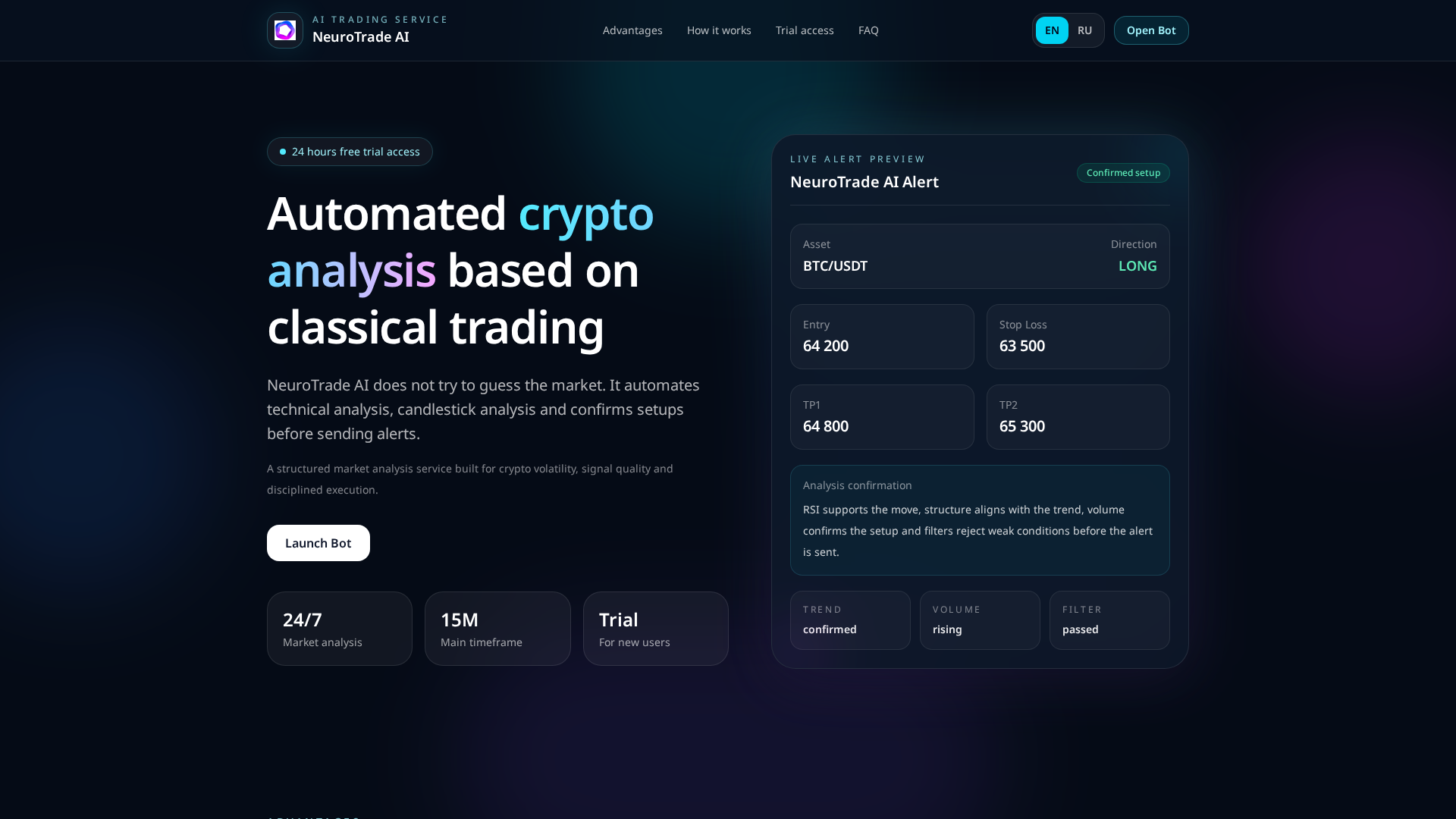 Screenshot of neurotradeai.biz