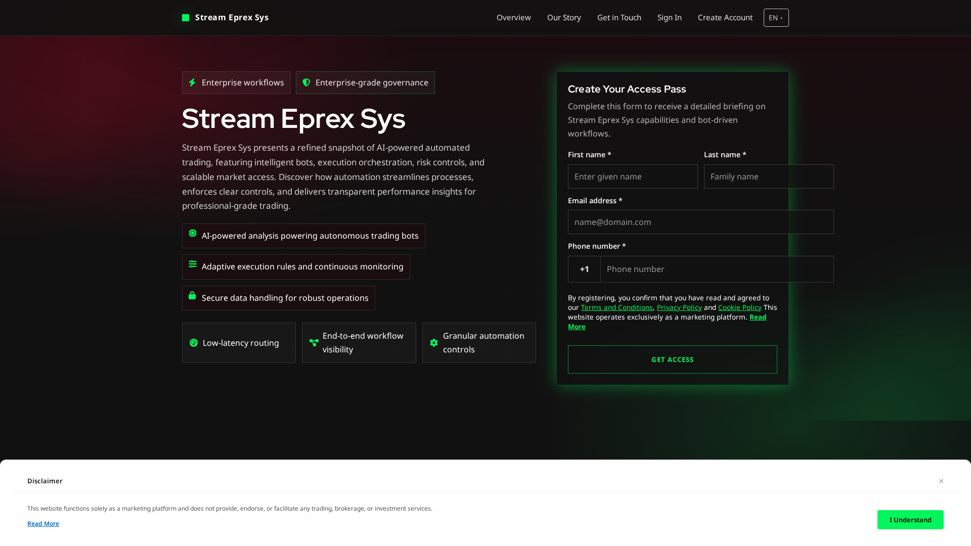 Screenshot of streameprexsys.xyz