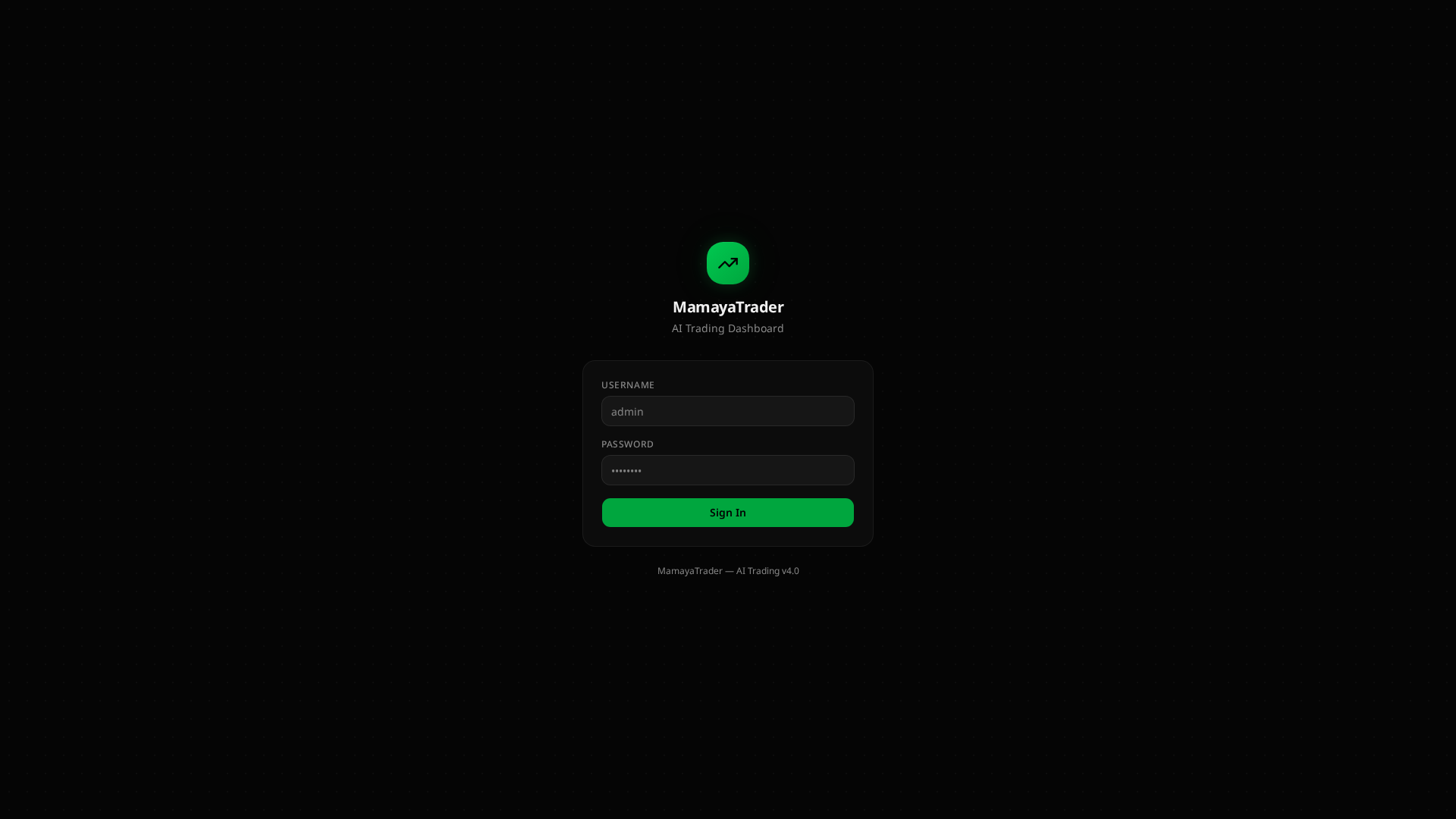 Screenshot of mamayatrader.com