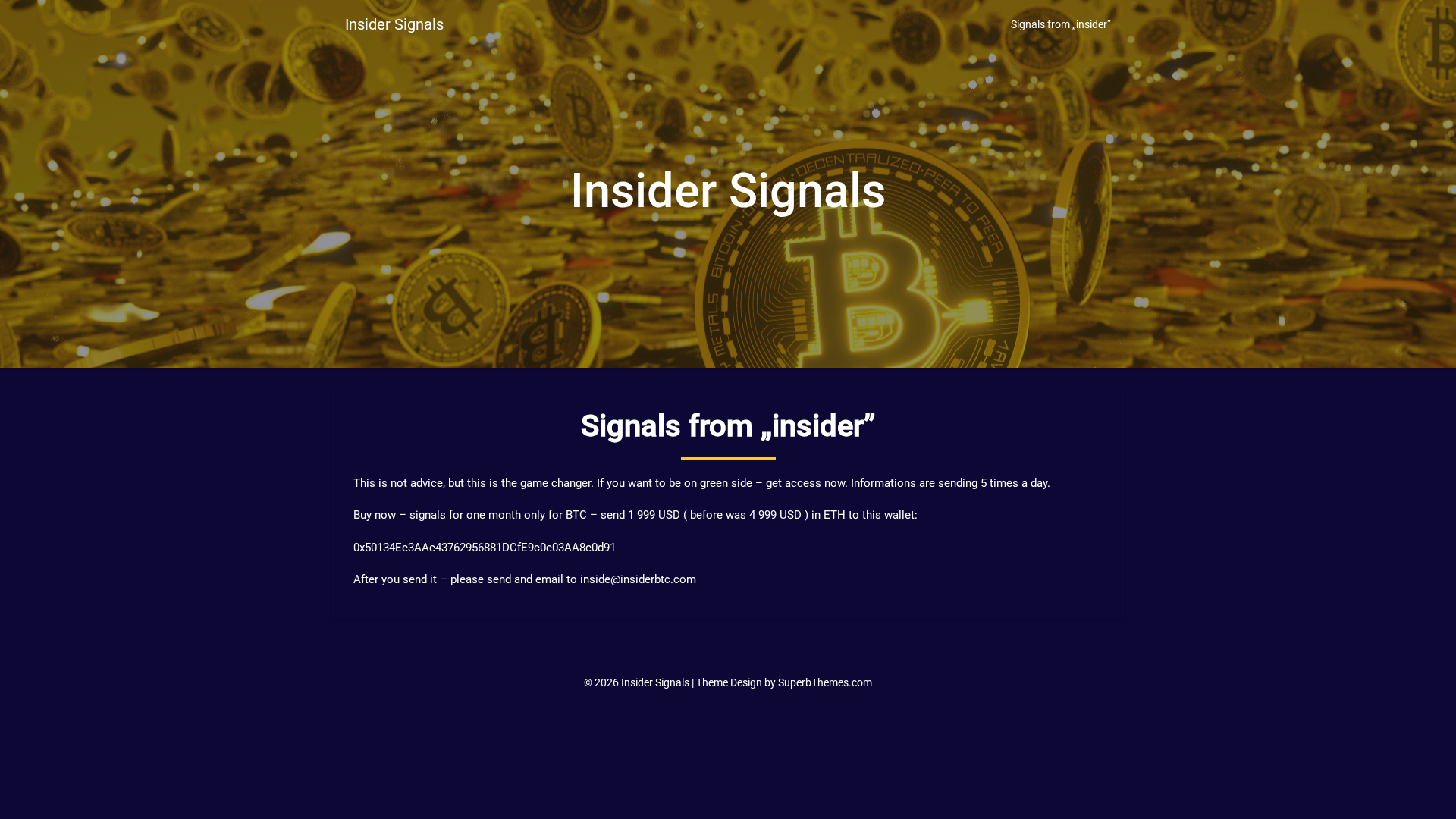 Screenshot of insiderbtc.com