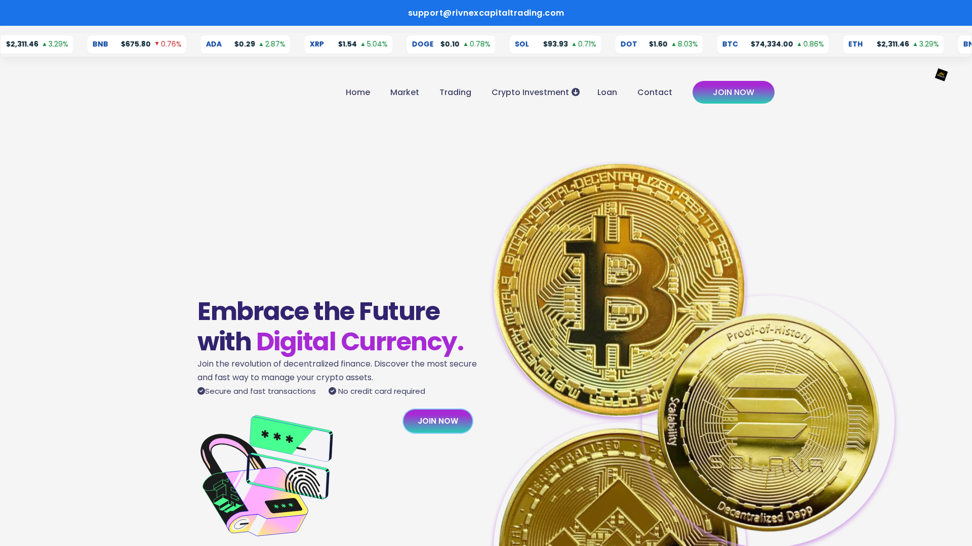 Screenshot of rivnexcapitaltrading.com