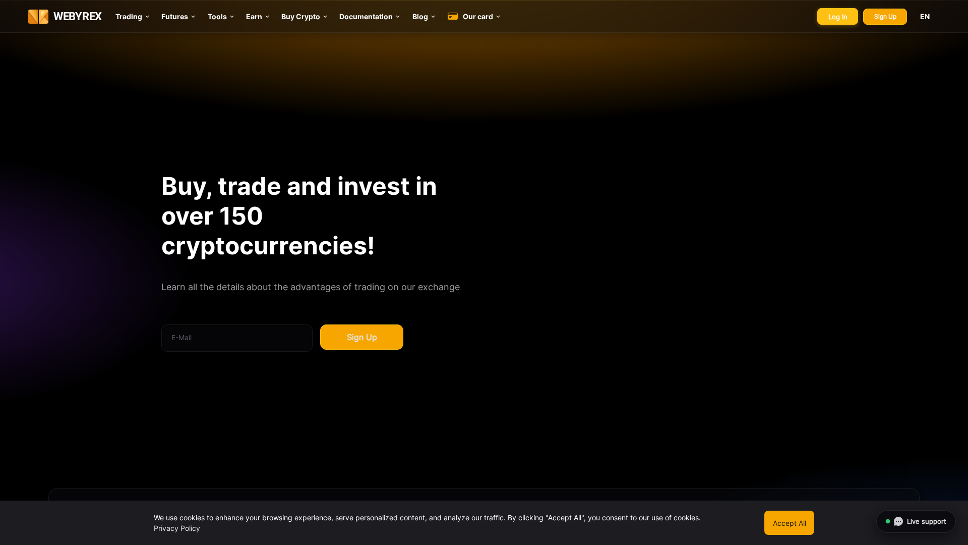 Screenshot of webyrex.org