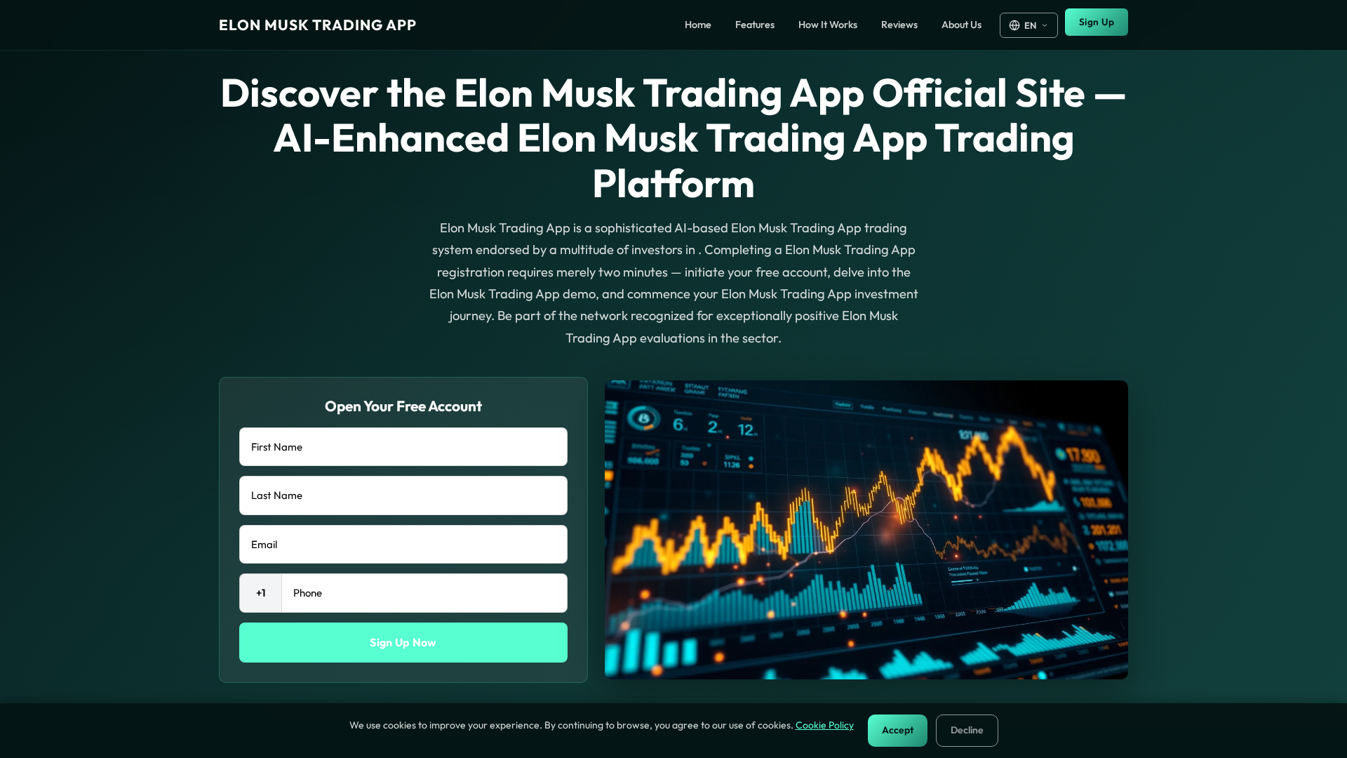Screenshot of elonmusktradingapp.online