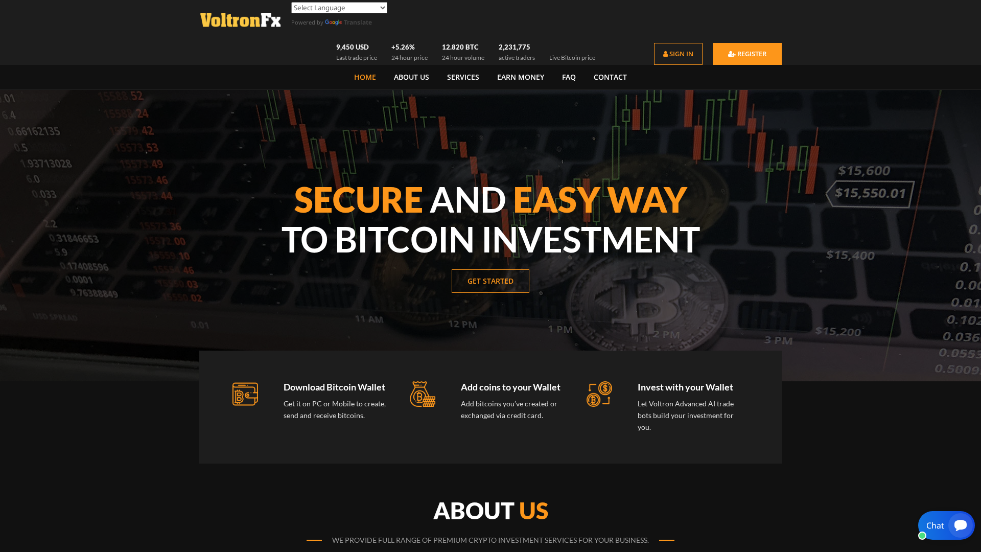 Screenshot of voltronforextradeinvestment.com