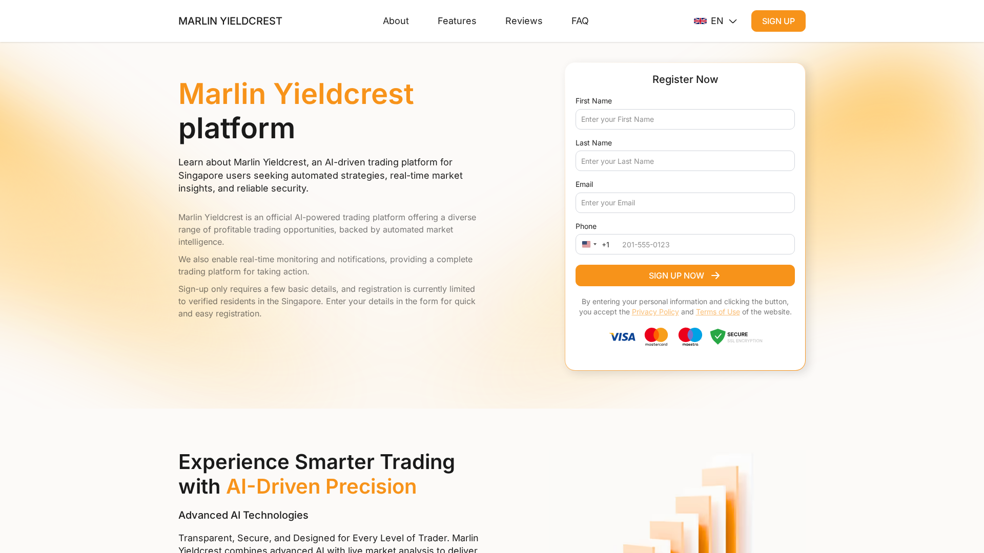 Screenshot of marlin-yieldcrest.com