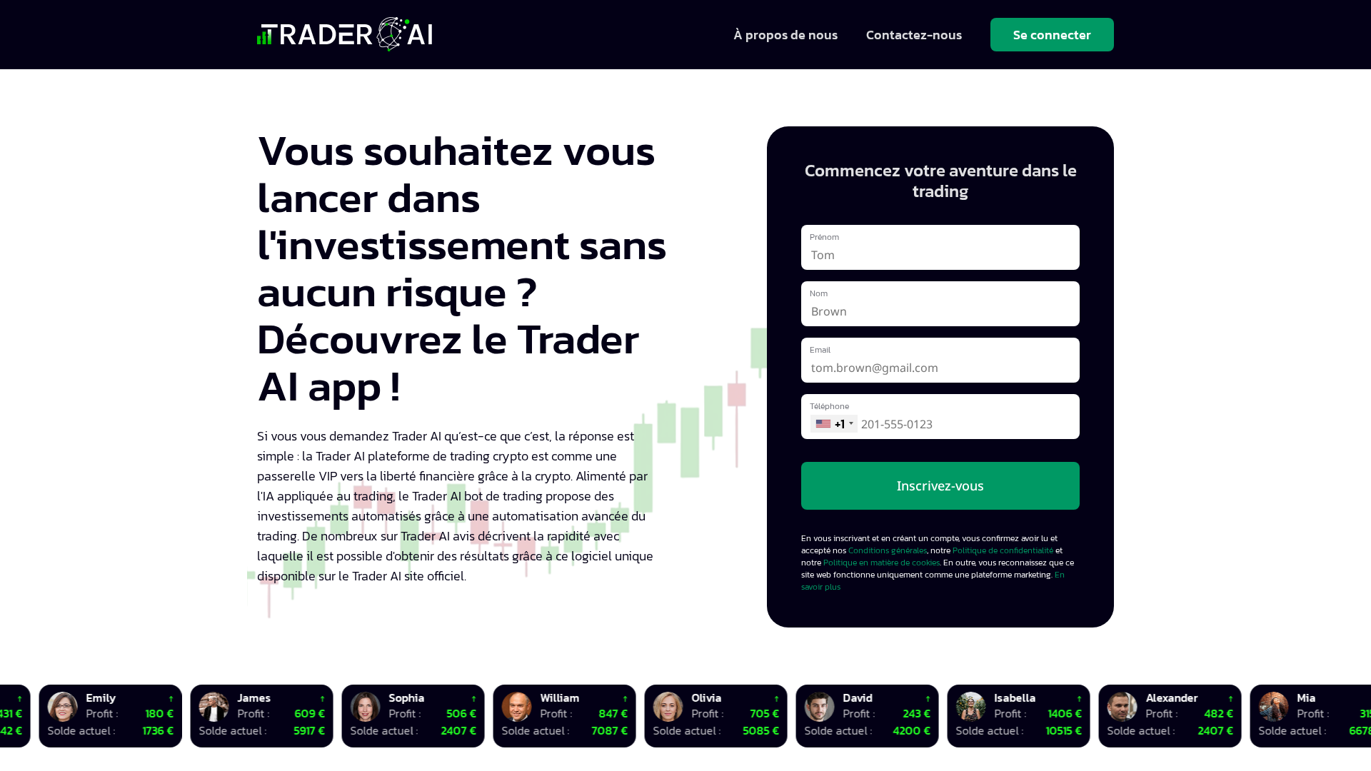 Screenshot of traderai-global.biz