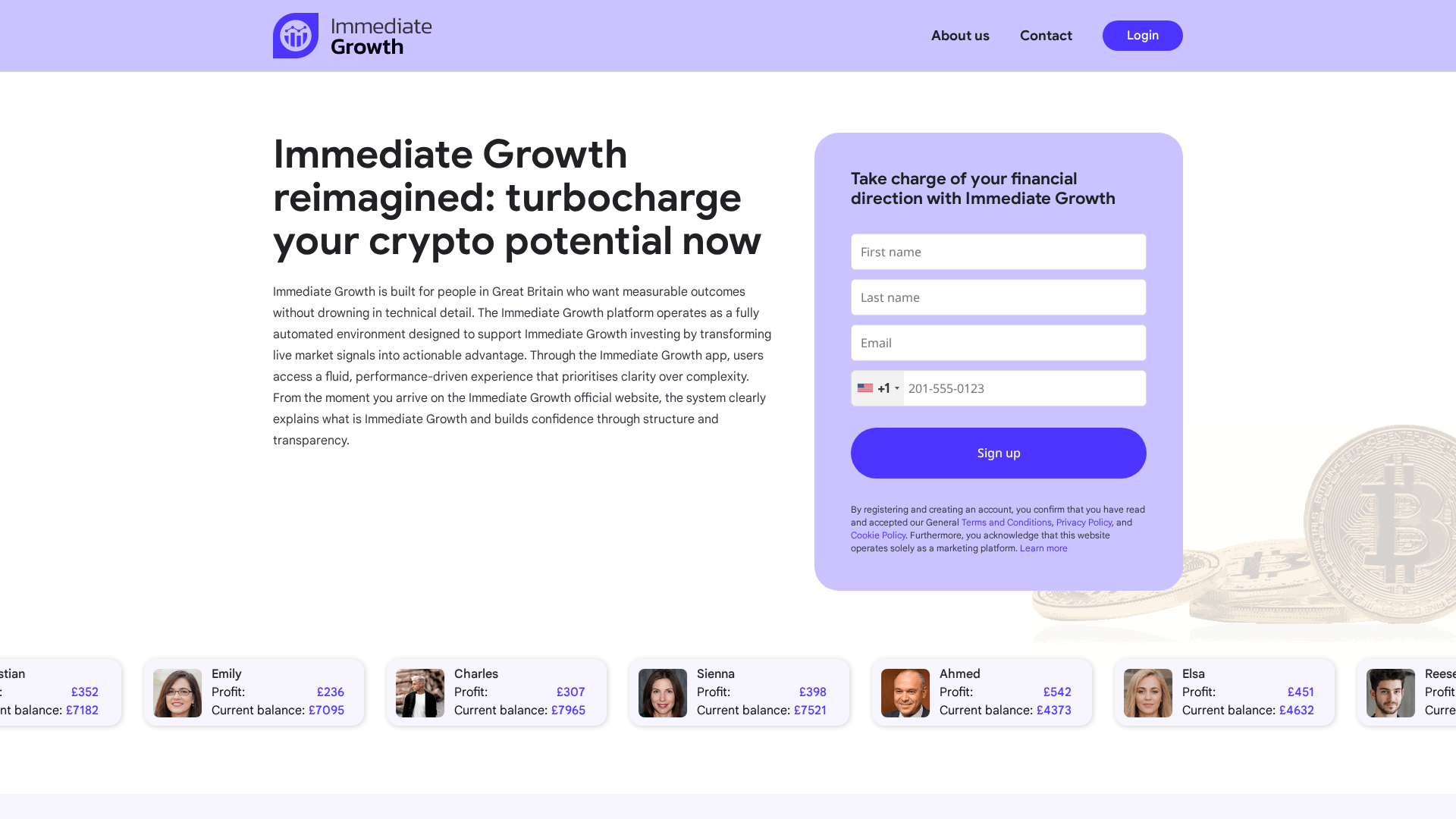 Screenshot of immediate-growth.xyz