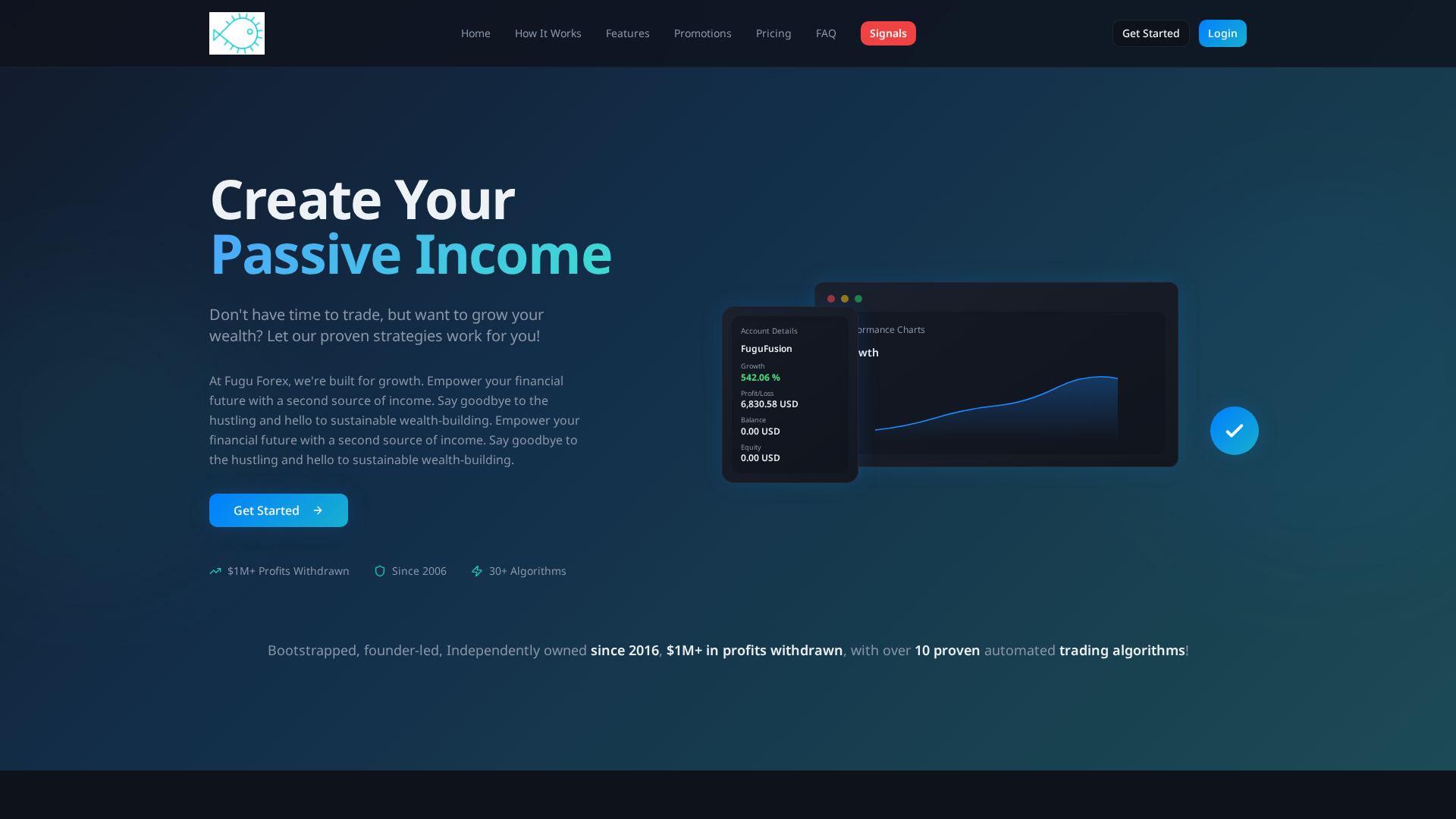 Screenshot of fuguforex.com