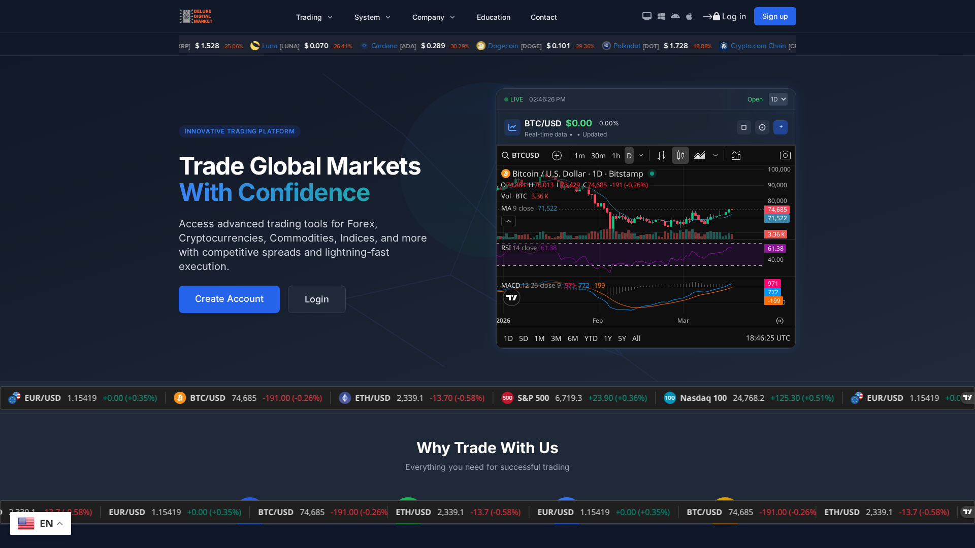 Screenshot of deluxedigitalmarket.com