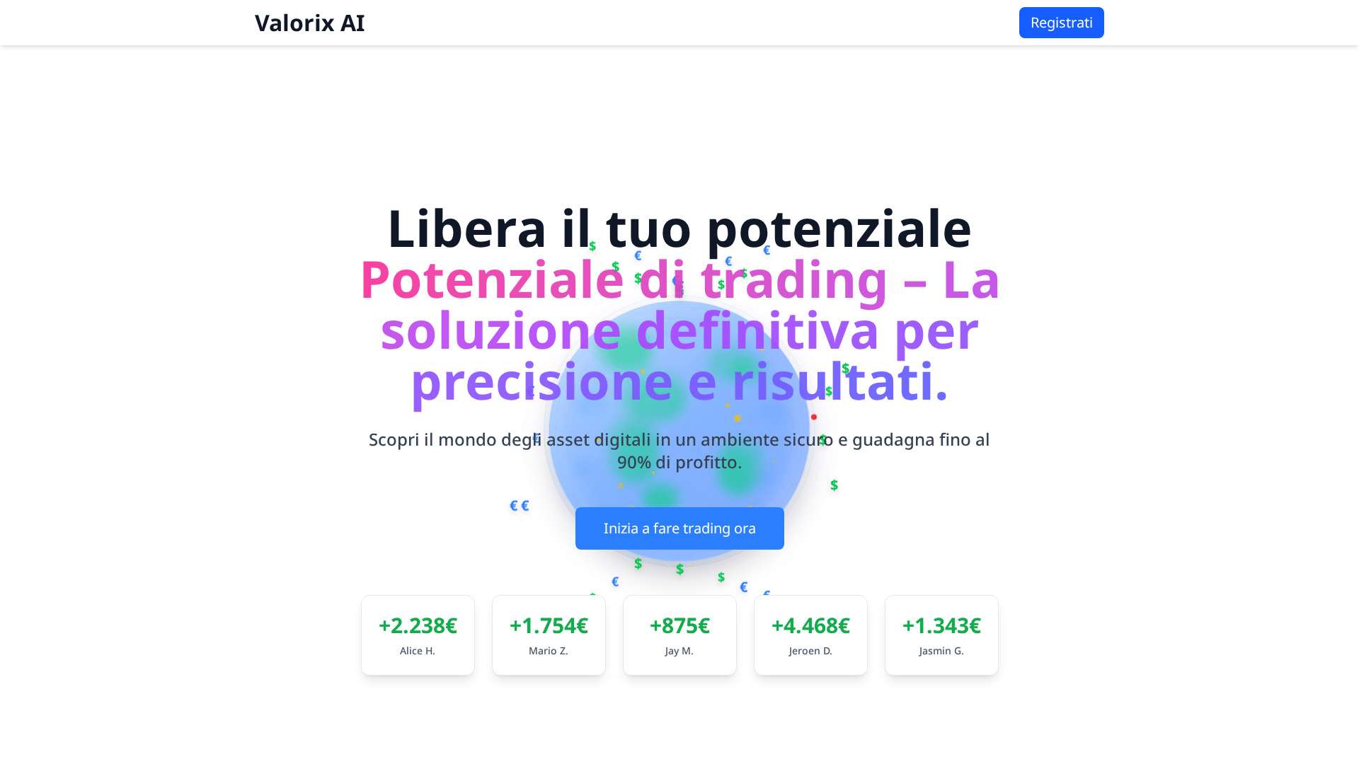 Screenshot of valorix-ai.org