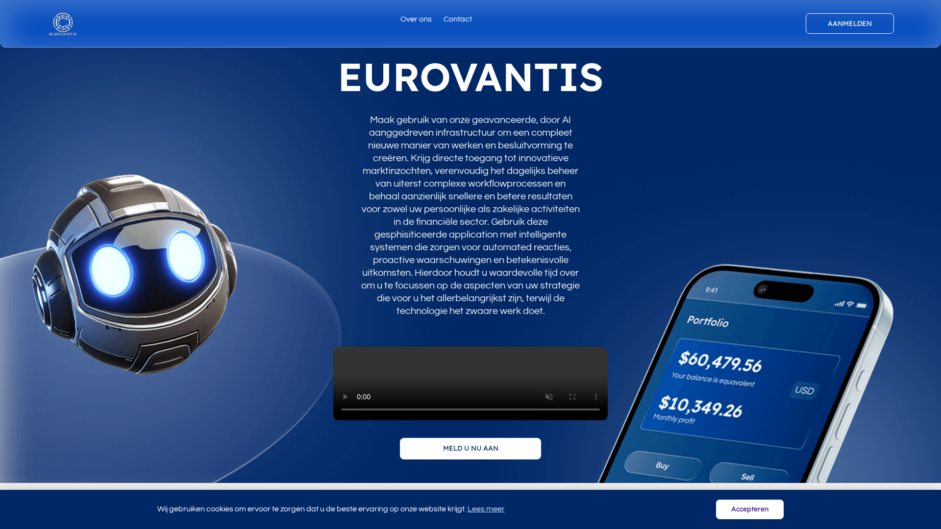 Screenshot of eurovantis-ai.com