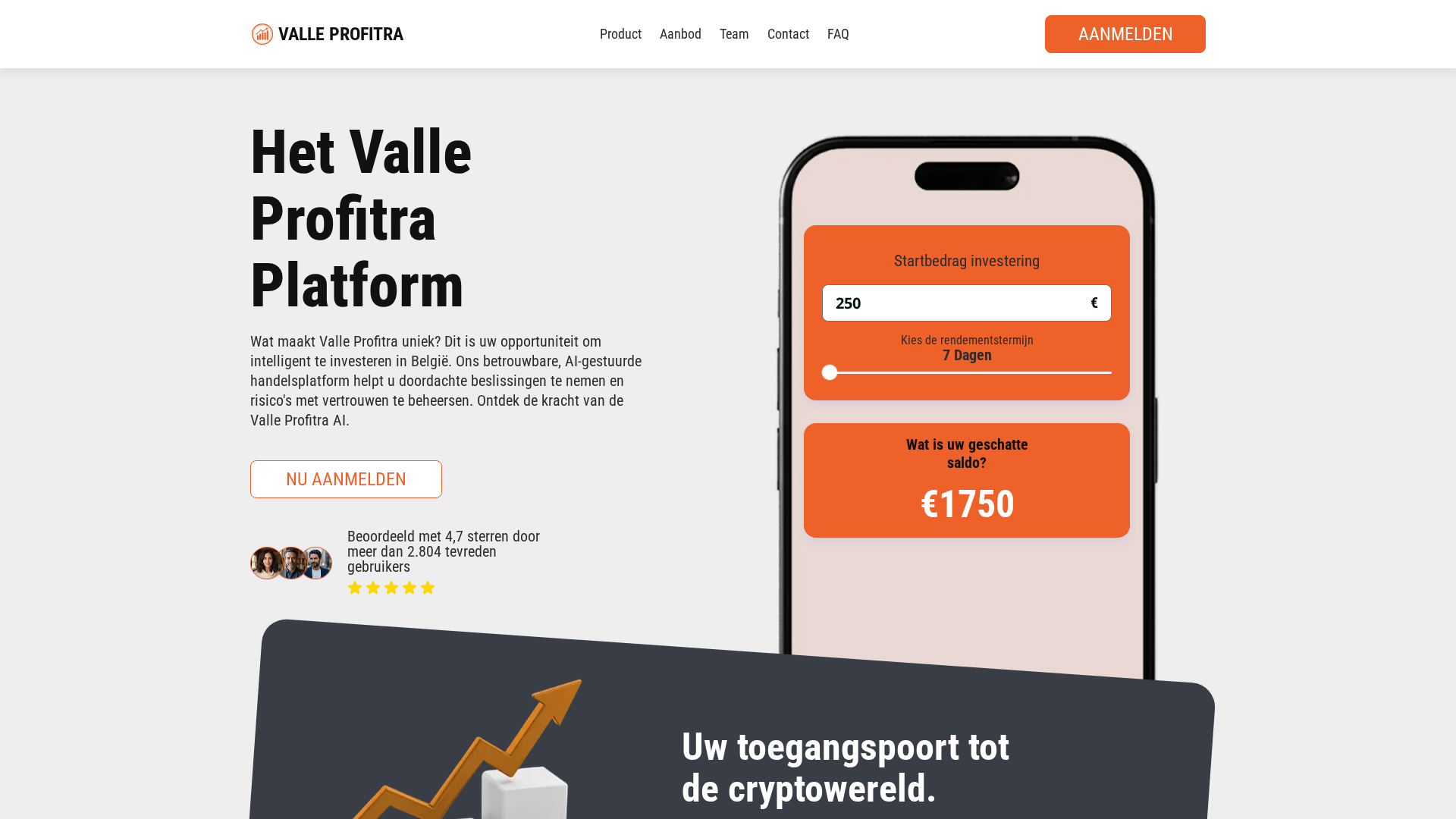 Screenshot of valle-profitra-ai.com