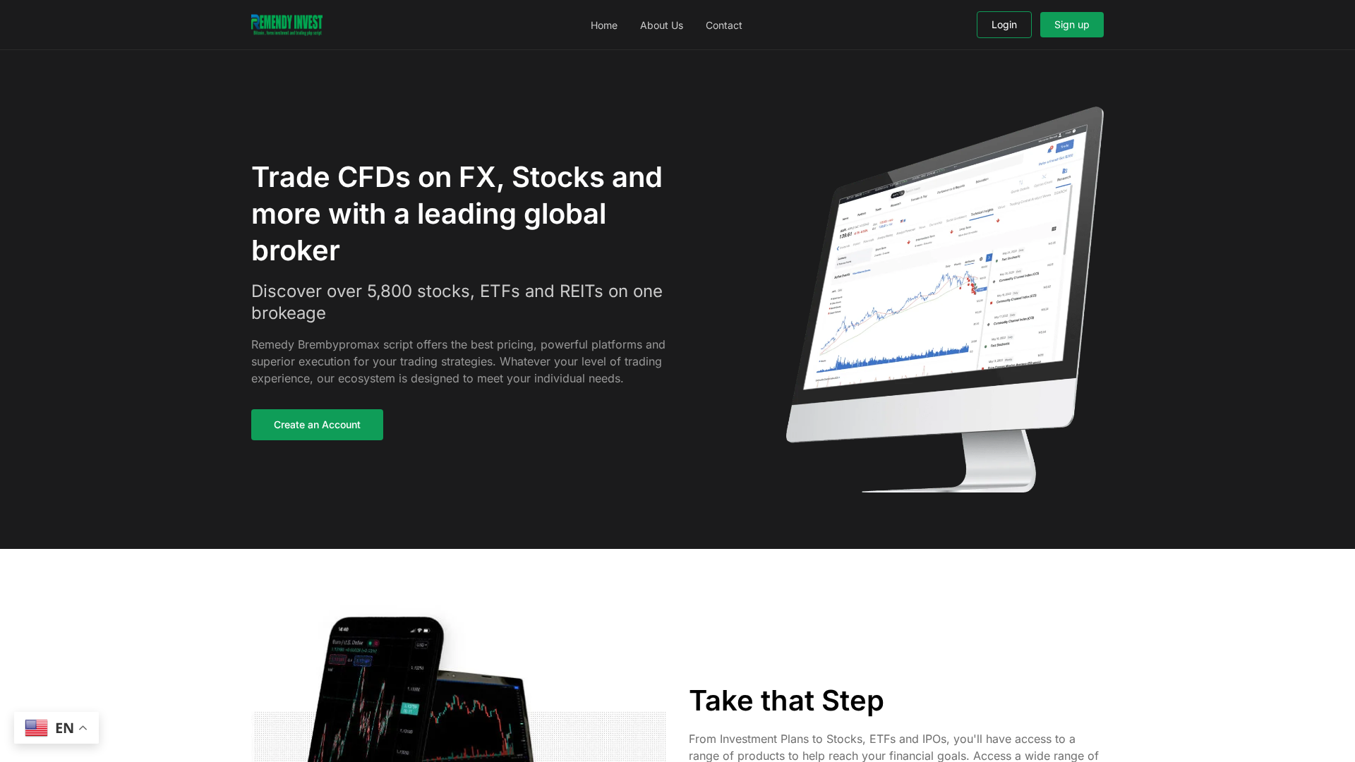 Screenshot of vertextradenetwork.com