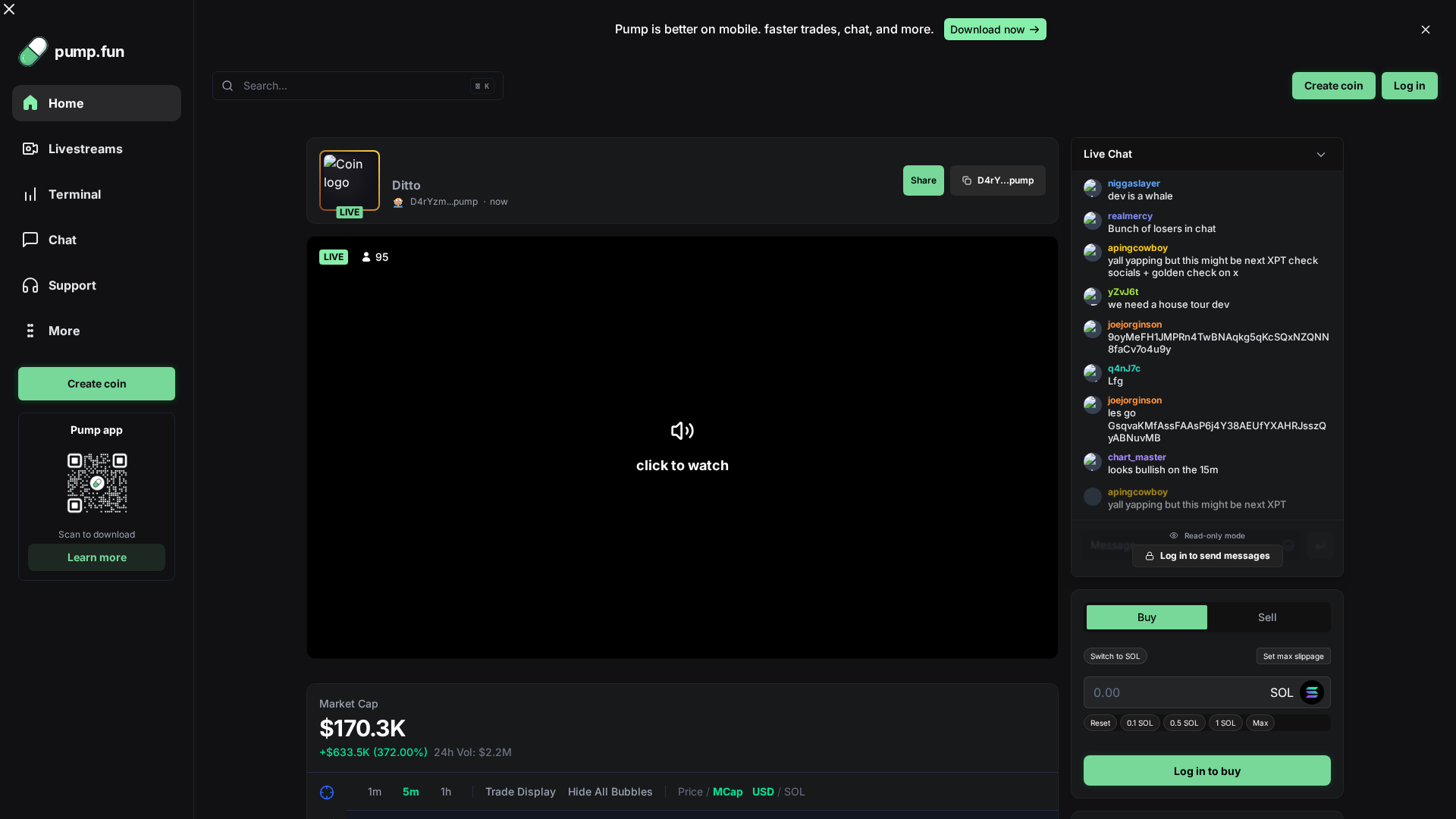Screenshot of livestreamshub.fun