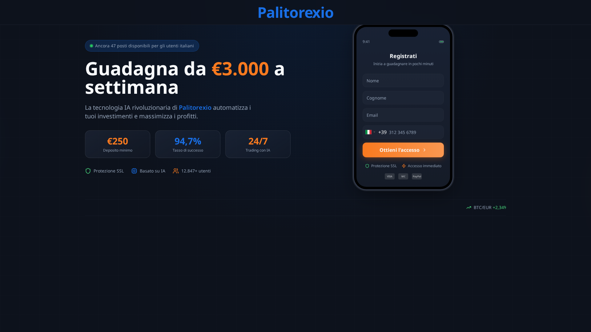 Screenshot of palitorexio.info