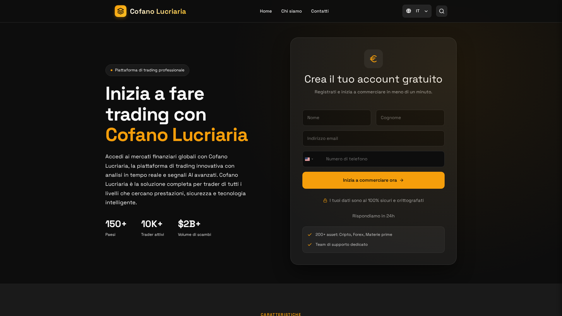 Screenshot of cofanolucriaria-ai-it.com