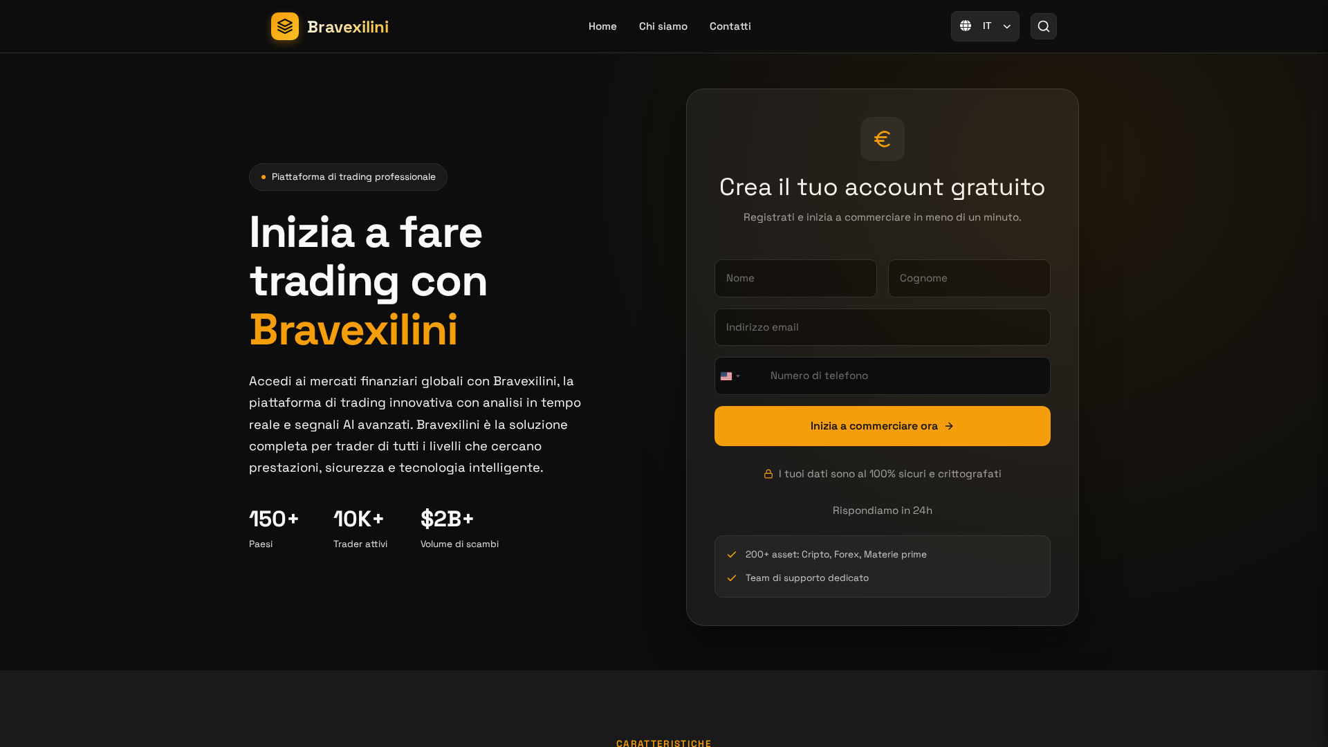 Screenshot of bravexilini-ai-it.com