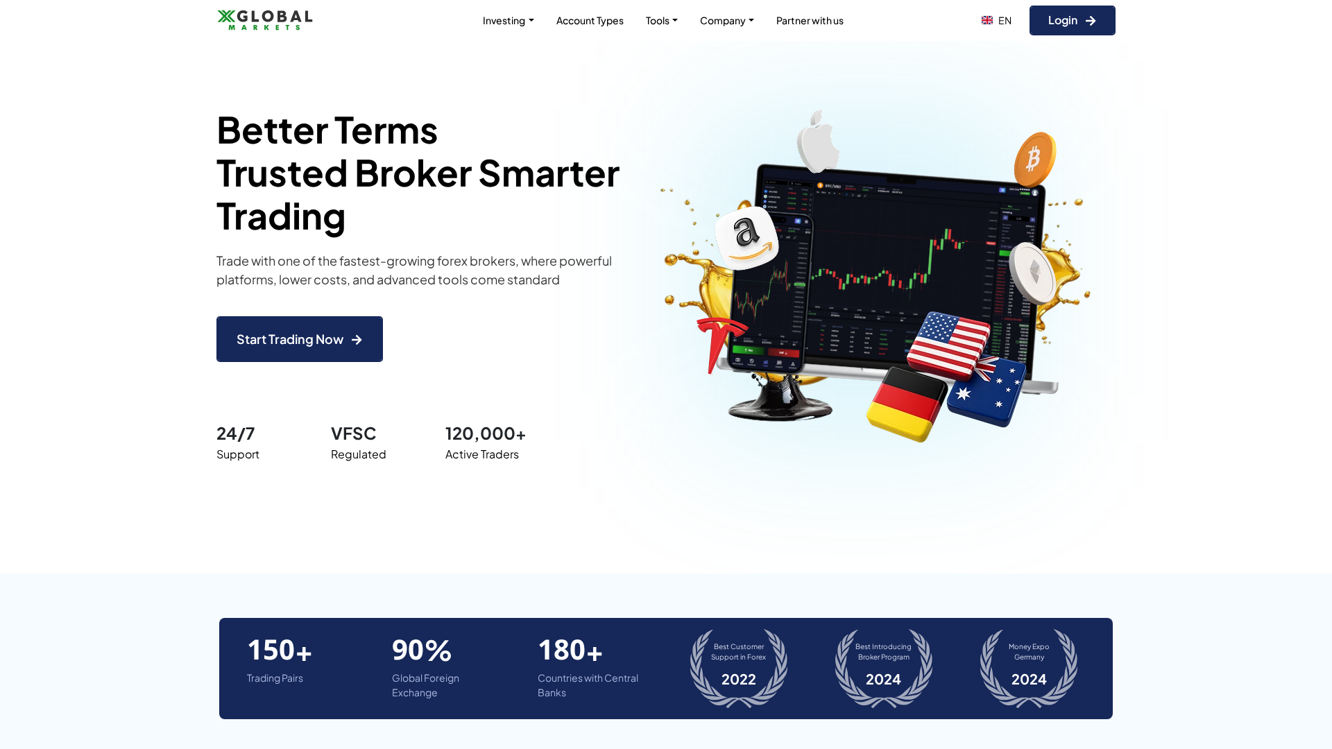 Screenshot of xglobal-markets.com