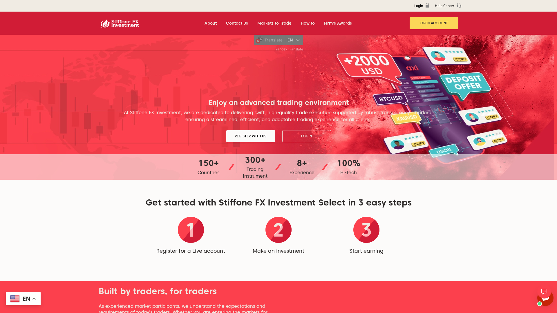 Screenshot of stiffone-fxinvest.com