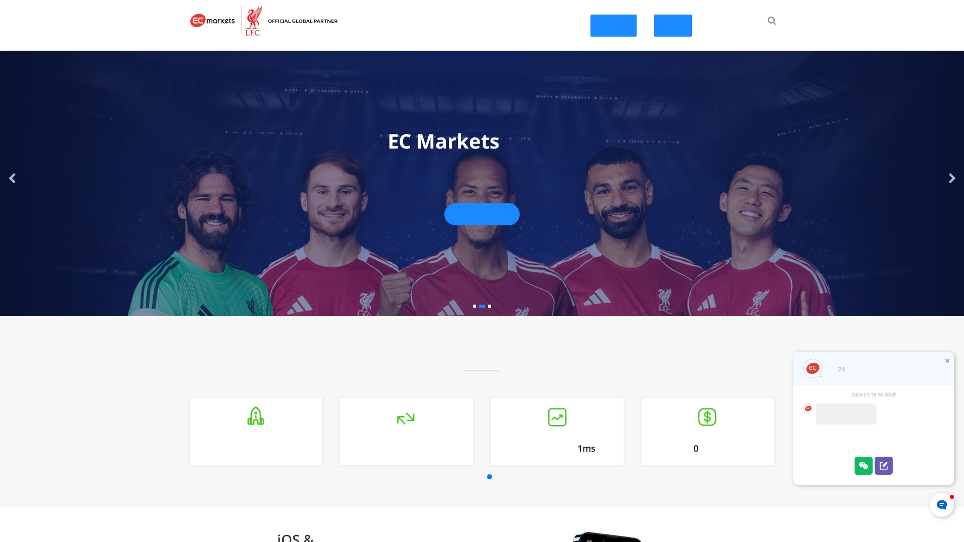 Screenshot of ecproctrader.com