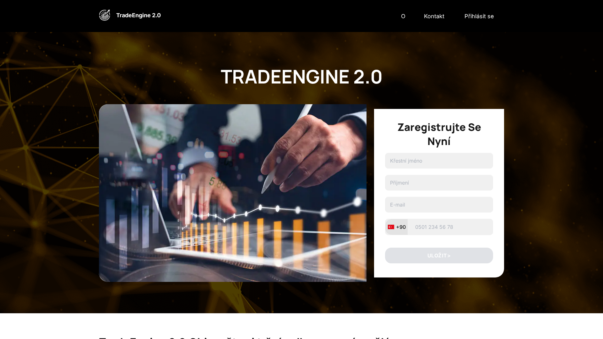 Screenshot of trade-engine.website