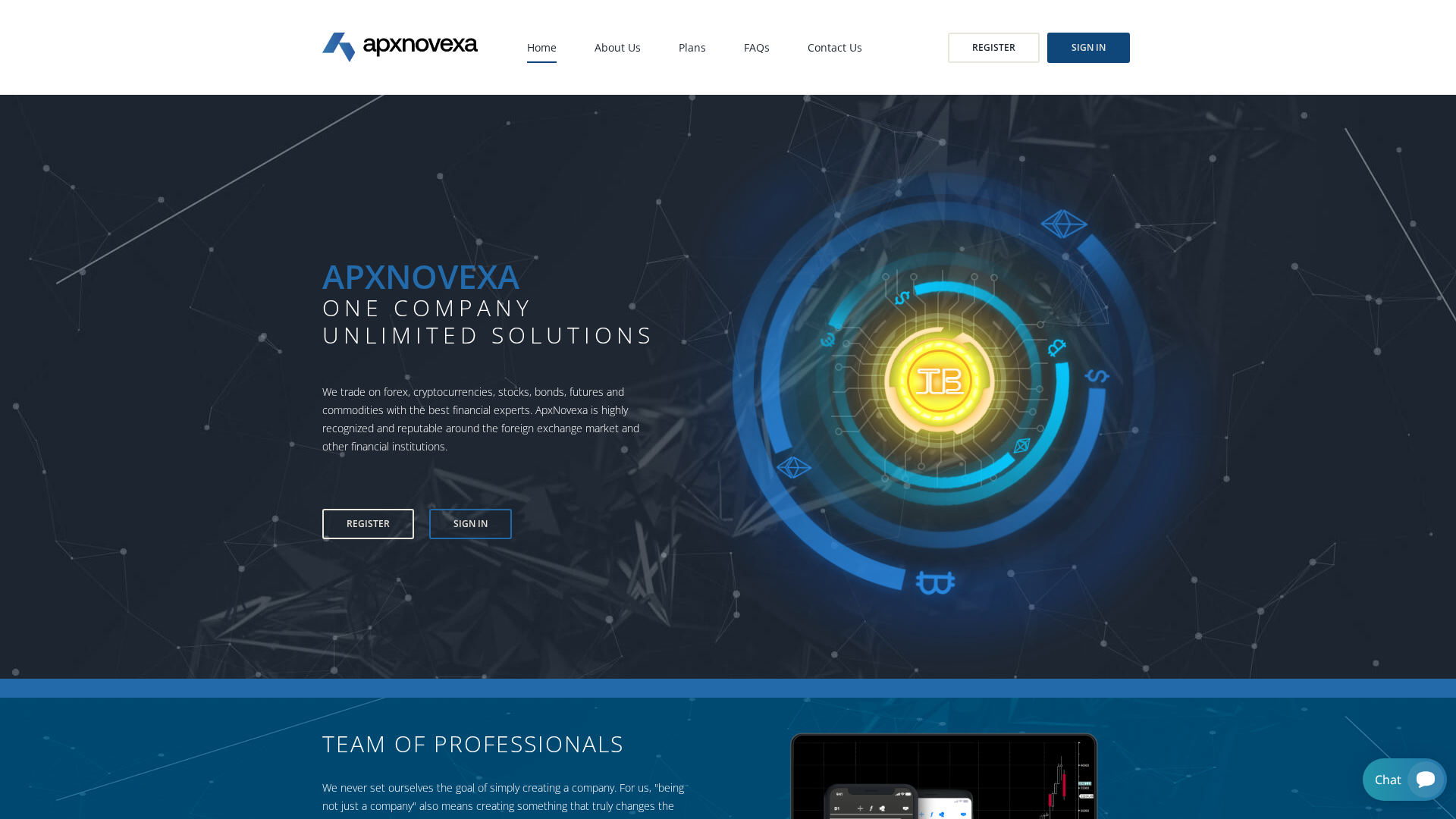 Screenshot of apxnovexa.com