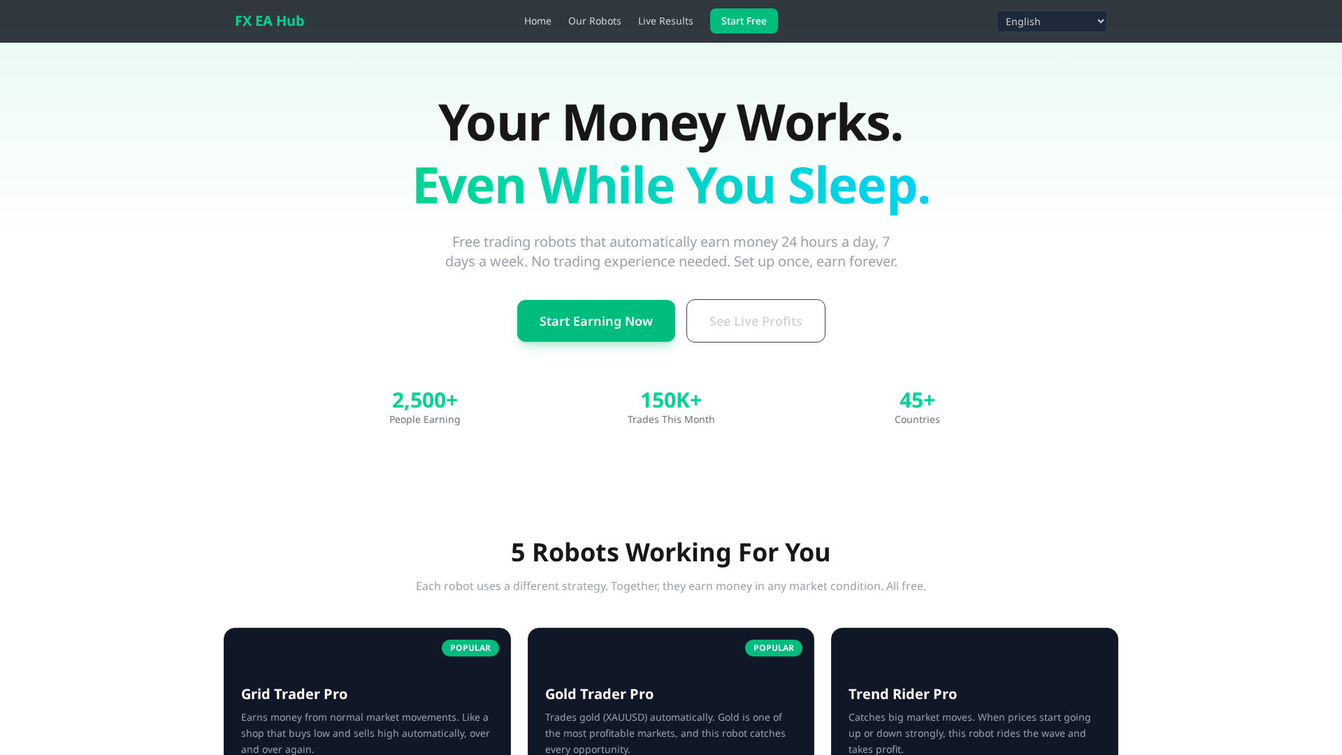 Screenshot of fxeahub.com