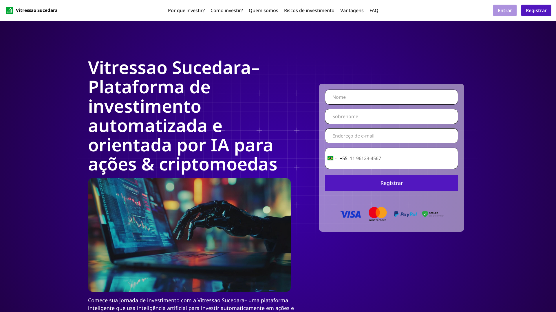 Screenshot of vitressaosucedara.pro