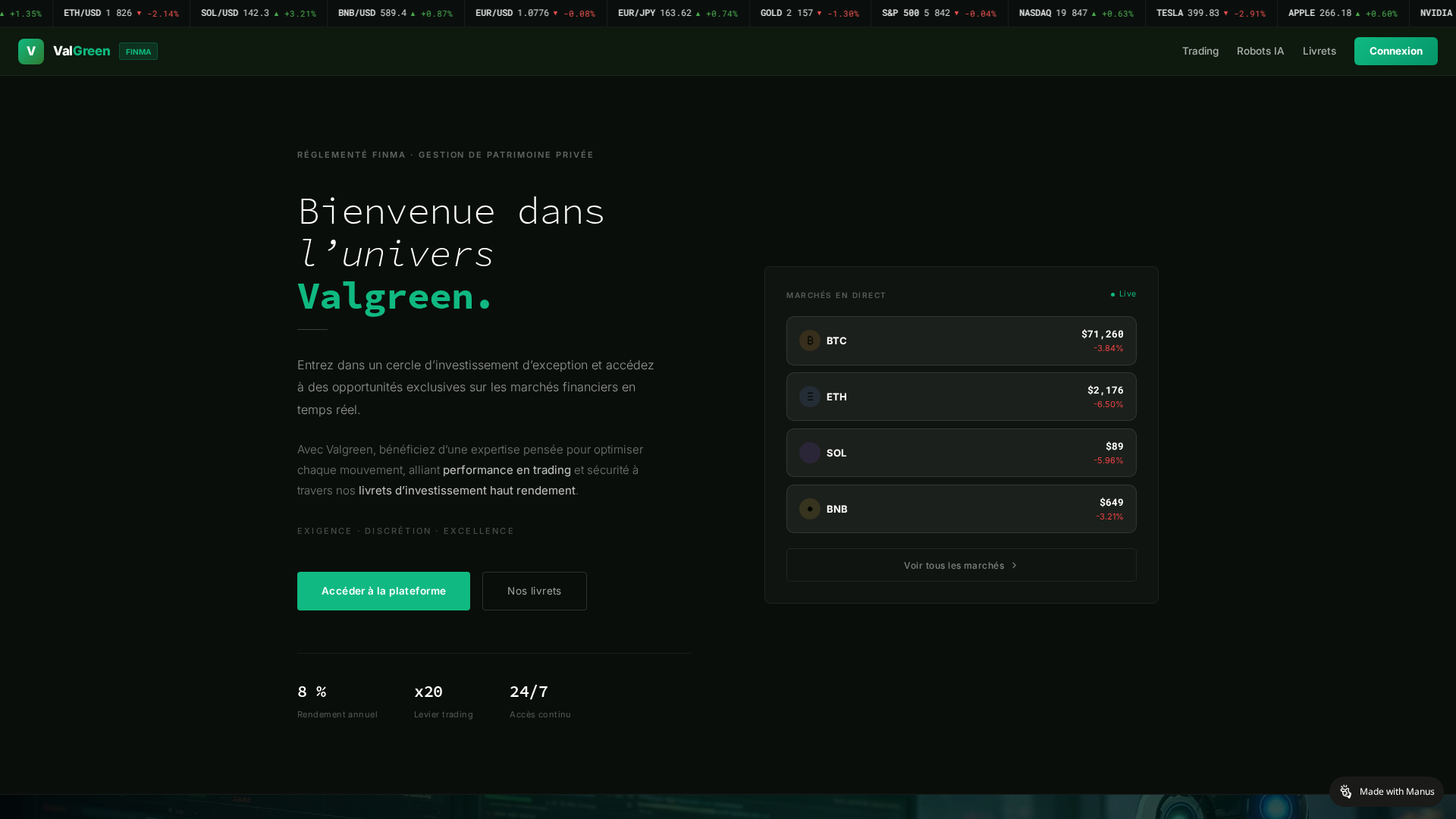 Screenshot of valgreen-capital.vip