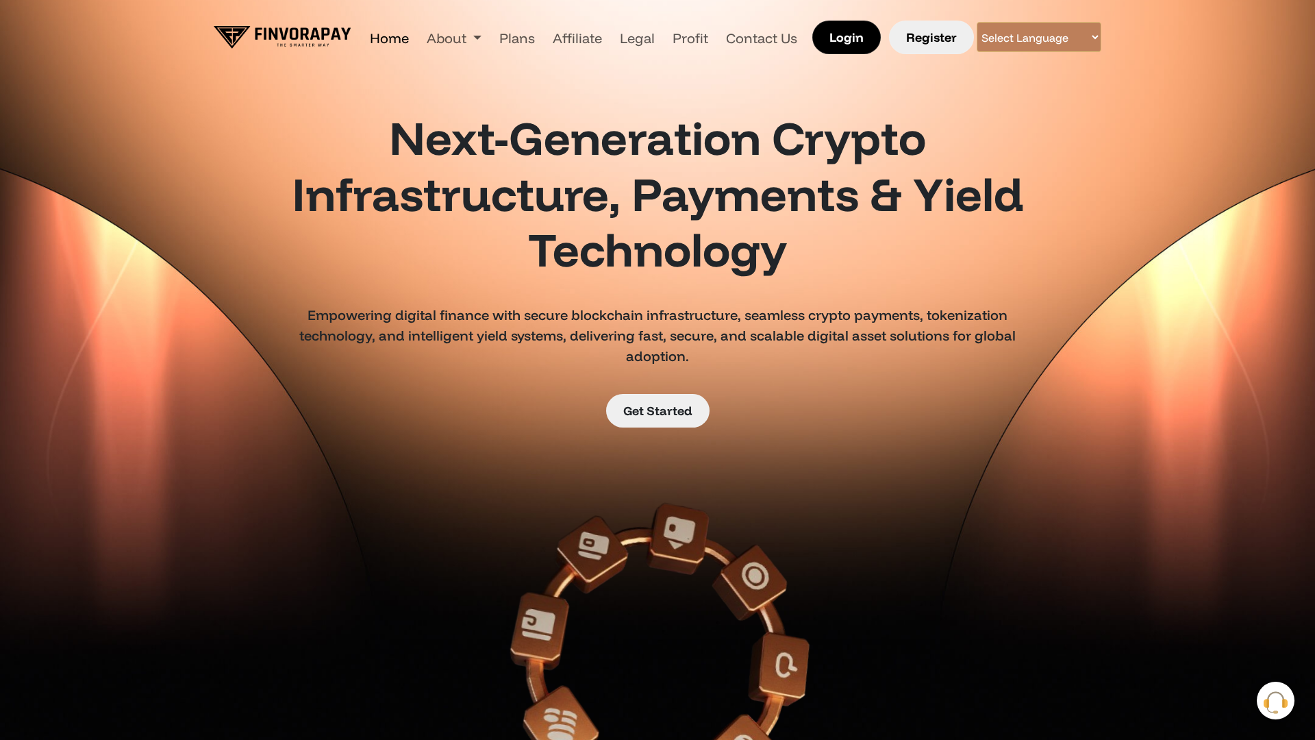 Screenshot of finvorapay.pro