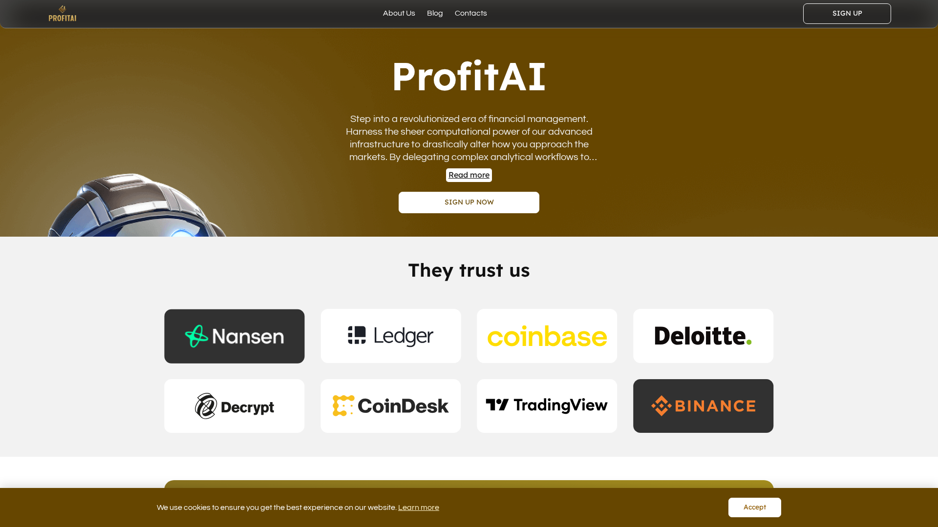 Screenshot of profit-ai.net