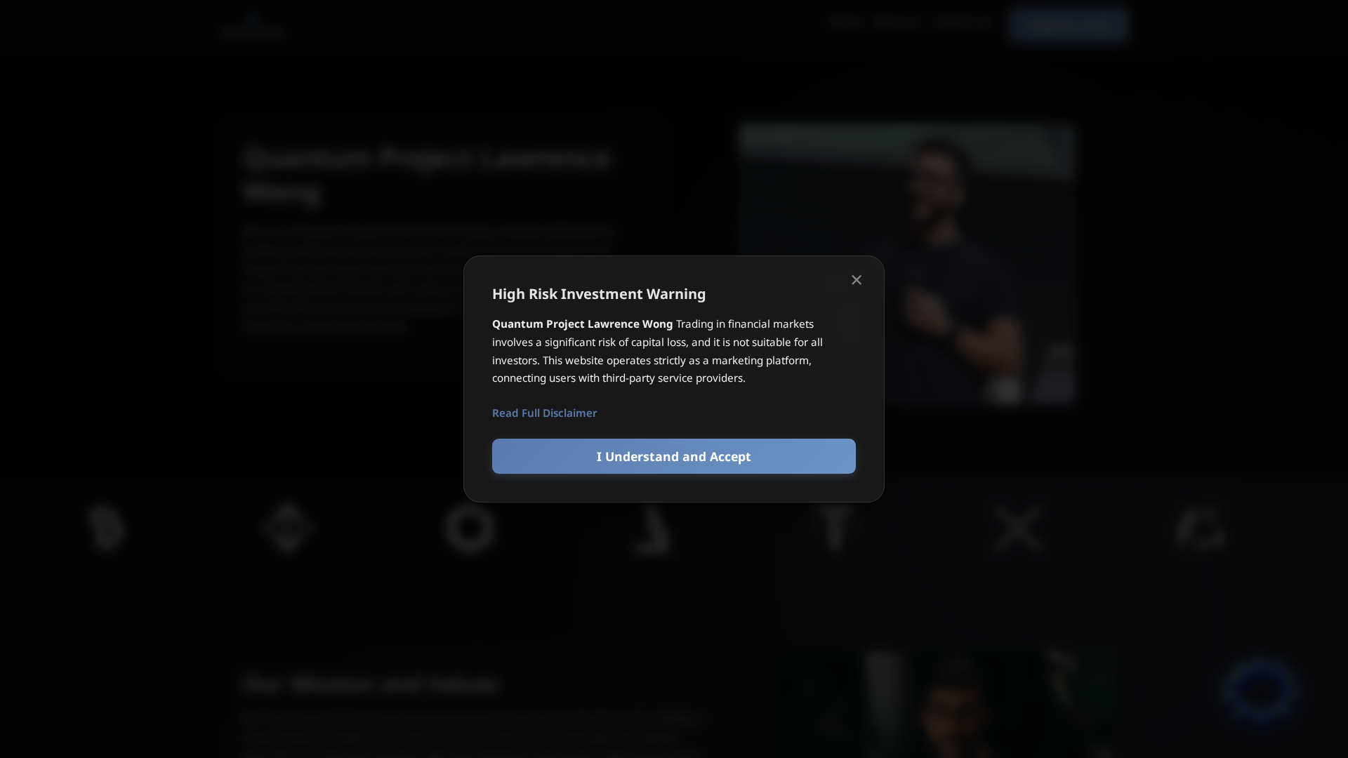 Screenshot of quantum-project.net