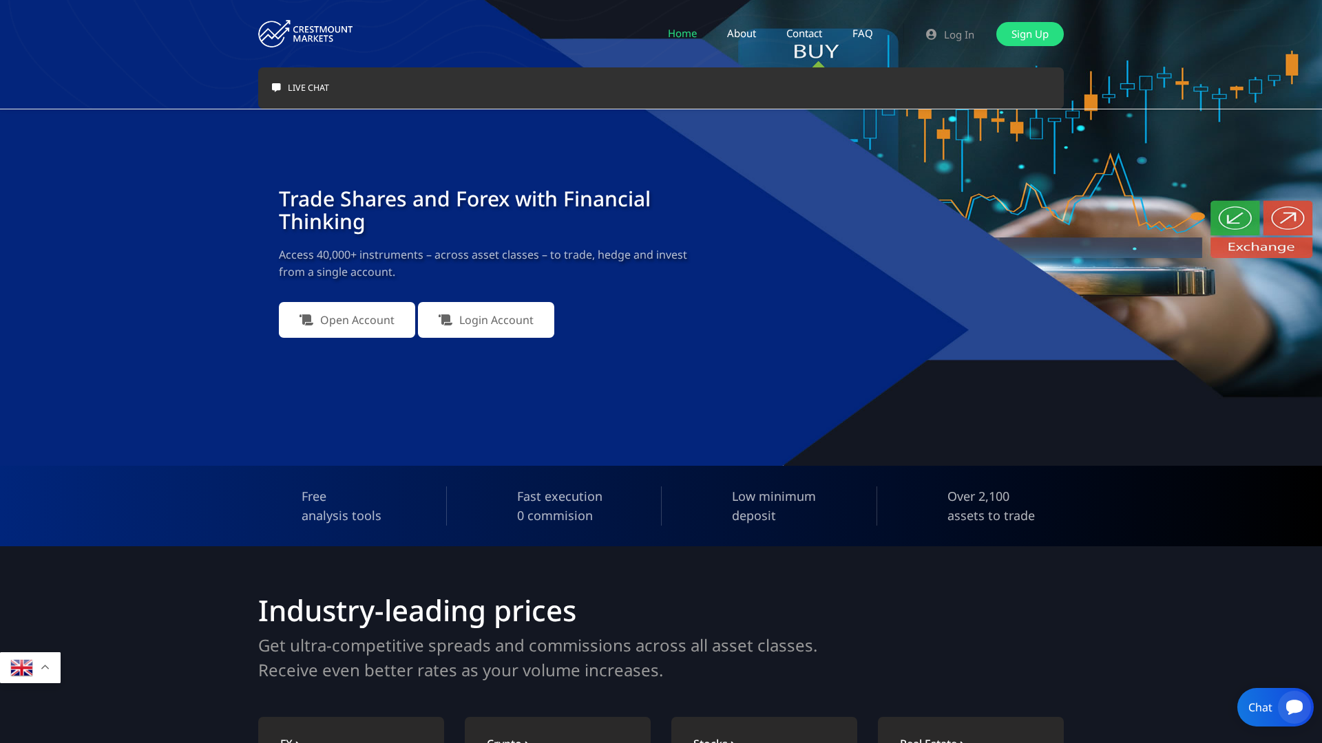 Screenshot of crestmountgroup.com