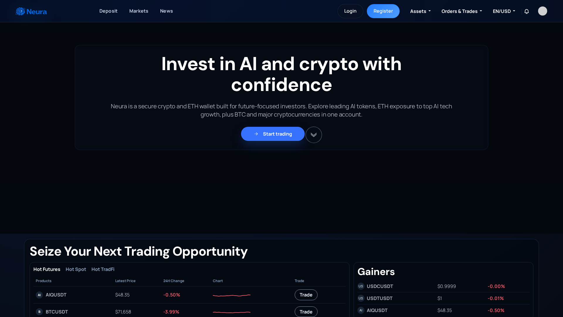 Screenshot of neura-coin.com