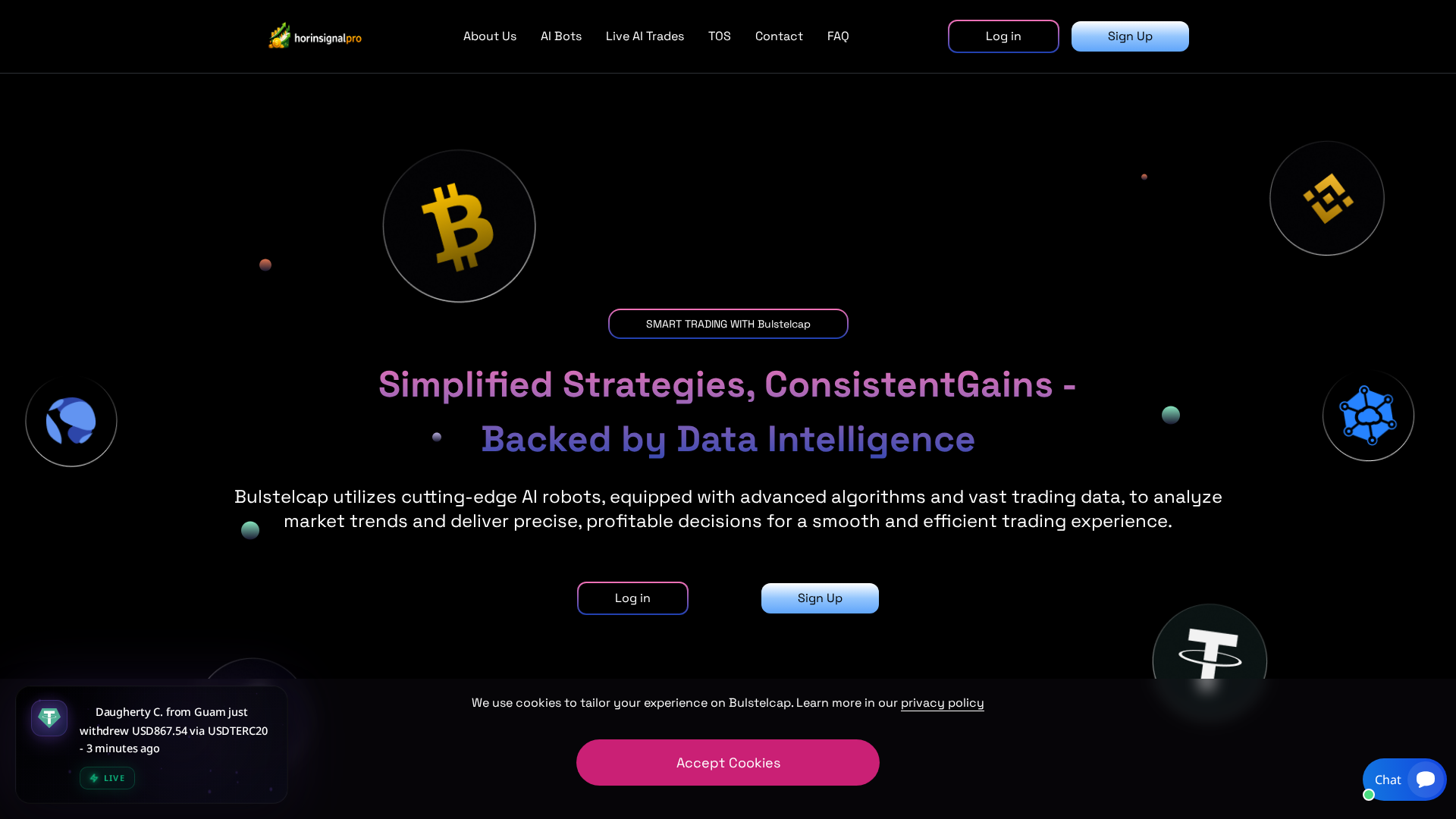 Screenshot of bulstelcap.com