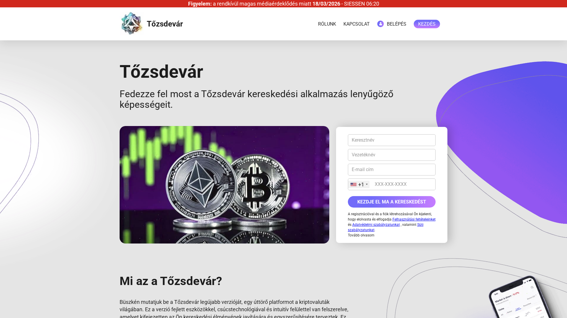 Screenshot of tozsdevarhu-ai.com