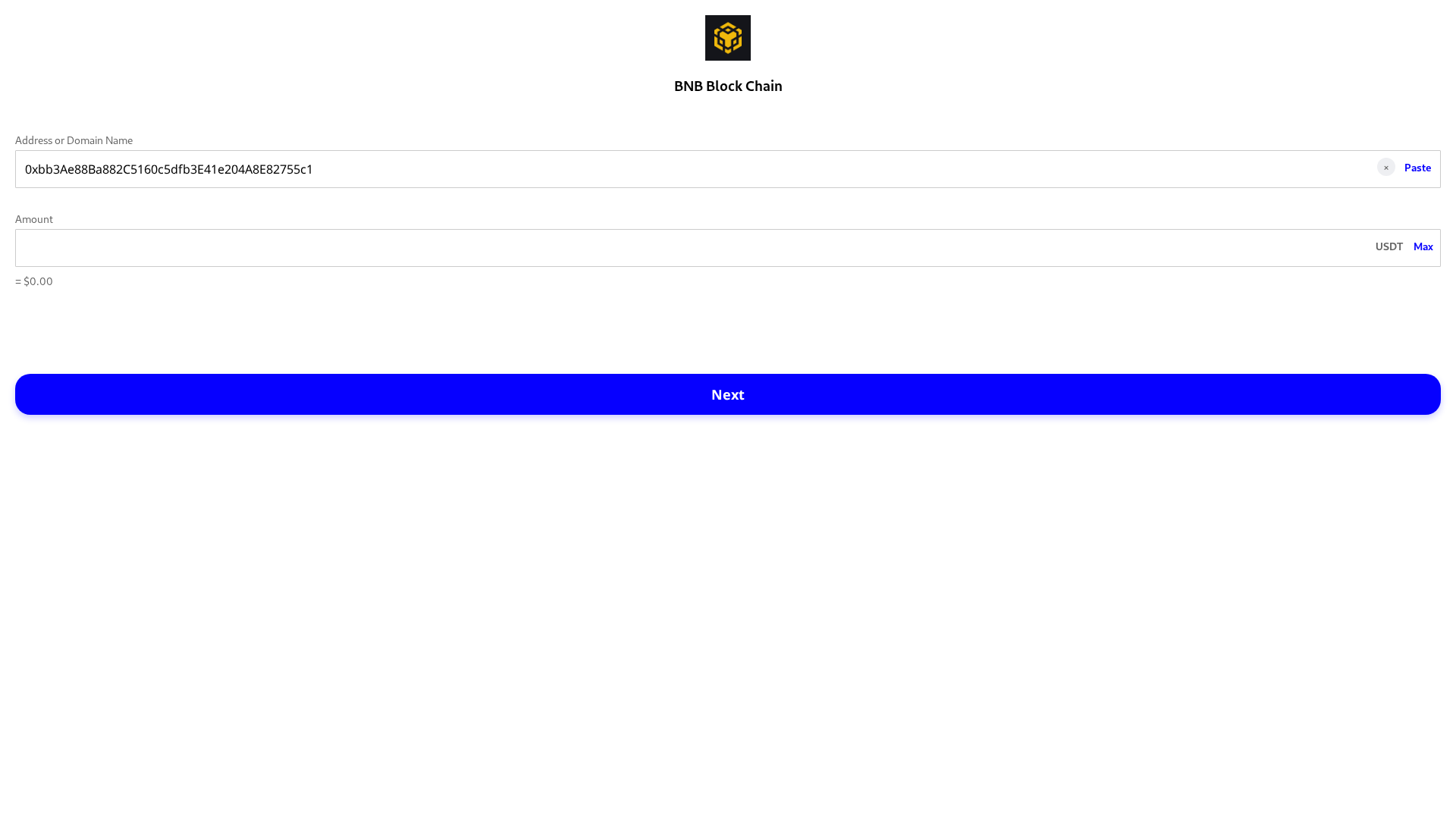Screenshot of trustedchains.online