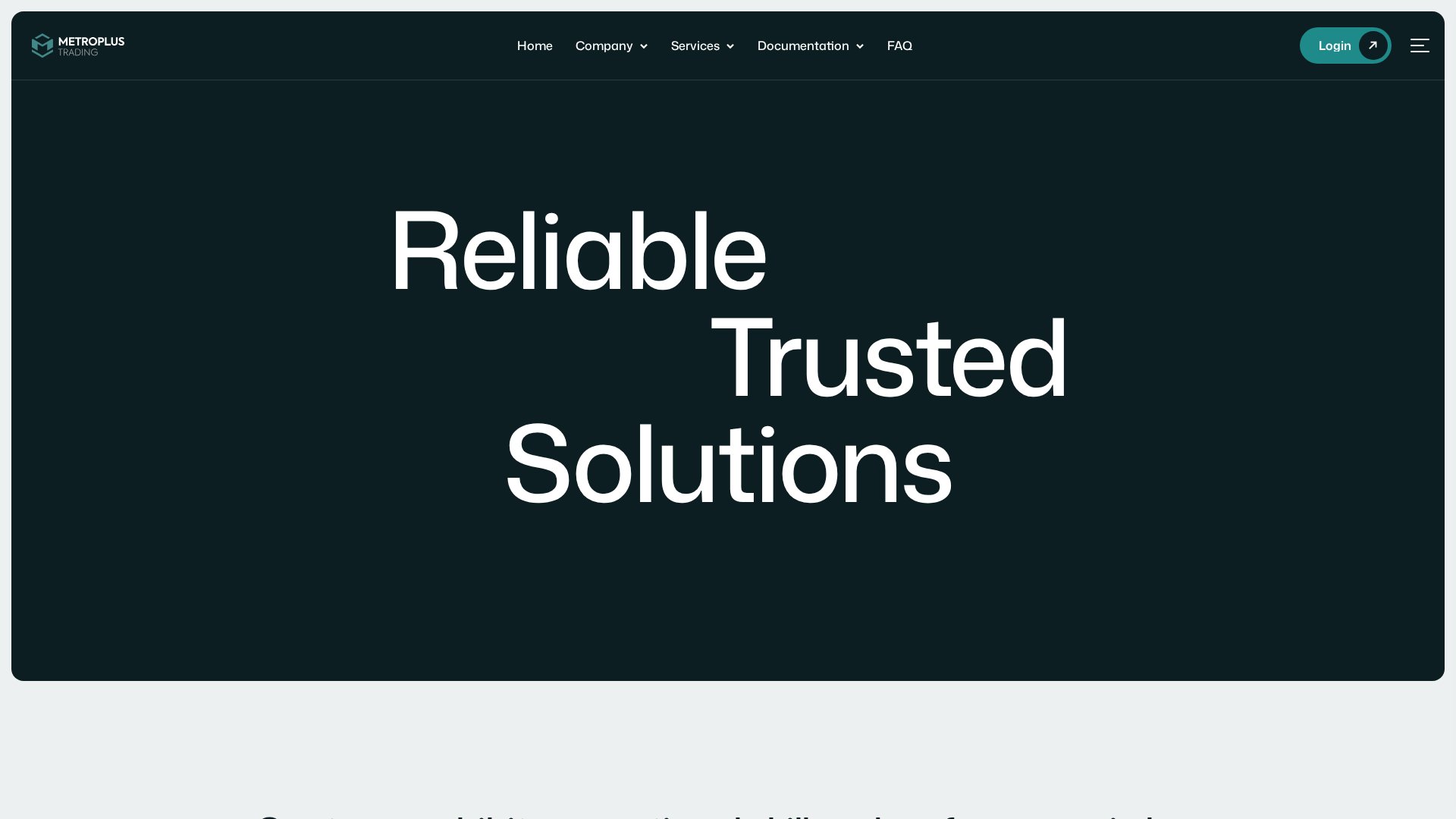 Screenshot of metroplus-tradings.com